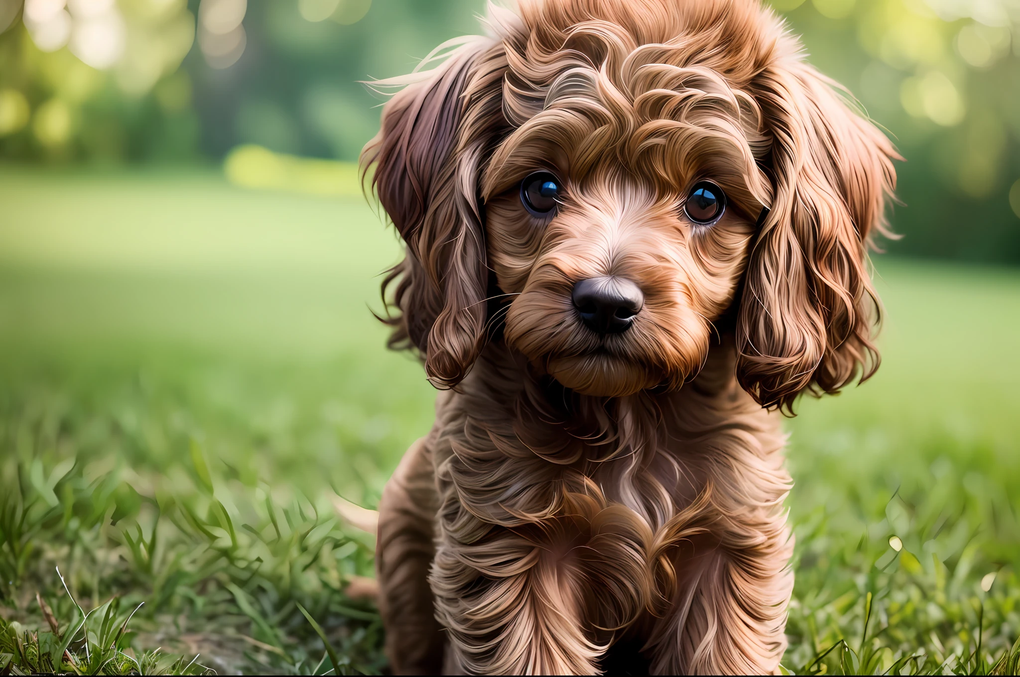 1teddy Dog, poodle, small dog, lovable, brown dog, full body brown dog hair, curely hair, dog eyes, light blue eye, sit, during the day, sitting on grasses, long hair, beautiful detailed eyes, extremely detailed eyes and face, light on face, cute, best quality, masterpiece, an extremely delicate and beautiful, extremely detailed ,CG ,unity ,8k wallpaper, Amazing, finely detail, masterpiece, best quality, official art, extremely detailed CG unity 8k wallpaper, ultra-detailed, highres, extremely detailed, (best quality), (realistic, photo-realistic:1.2), 8k, soft lighting, high quality, official art, extremely detailed CG unity 8k wallpaper, cinematic lighting