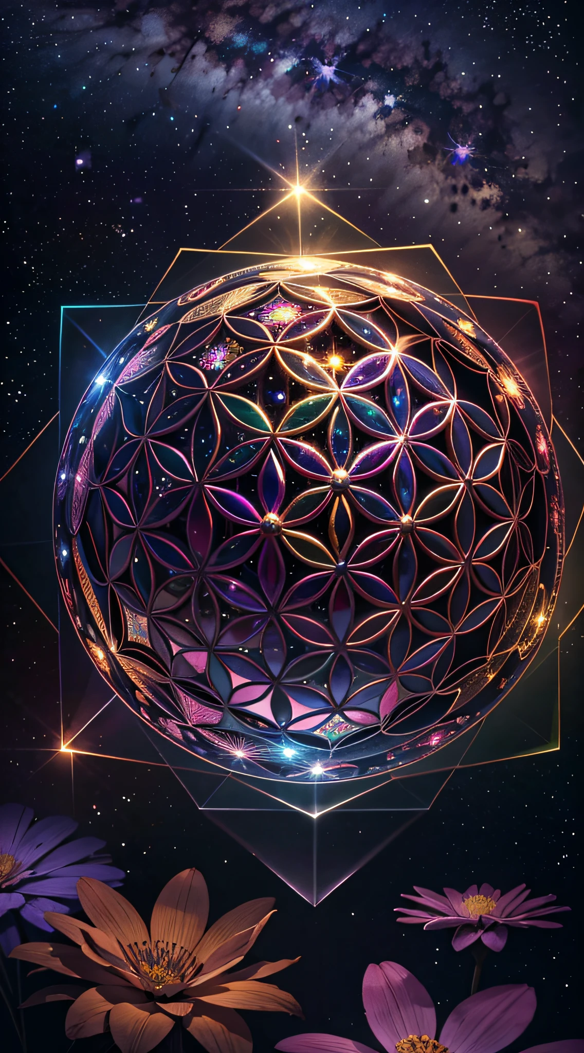 Highest image quality, ultra high definition, masterpiece, flower of life, light and shadow, particle light, particle special effects, beautiful romance, beautiful, dream highest quality, ultra high definition, masterpiece, exquisite CG, exquisite details, rich picture layers, beautiful, perfect details, best quality, highest image quality, high resolution, high definition, 16k, 8k, UHD, HDR, HD,--v5,--ar