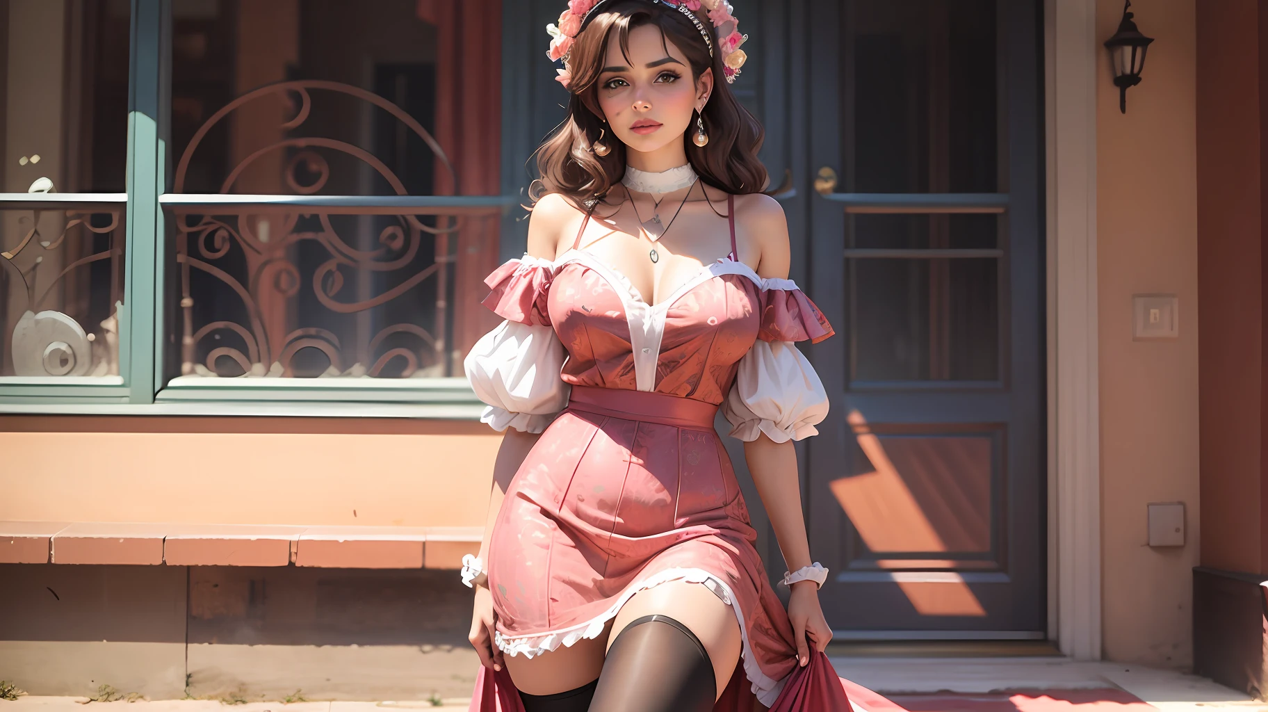 Pretty woman dressed as Barbarela --auto --s2