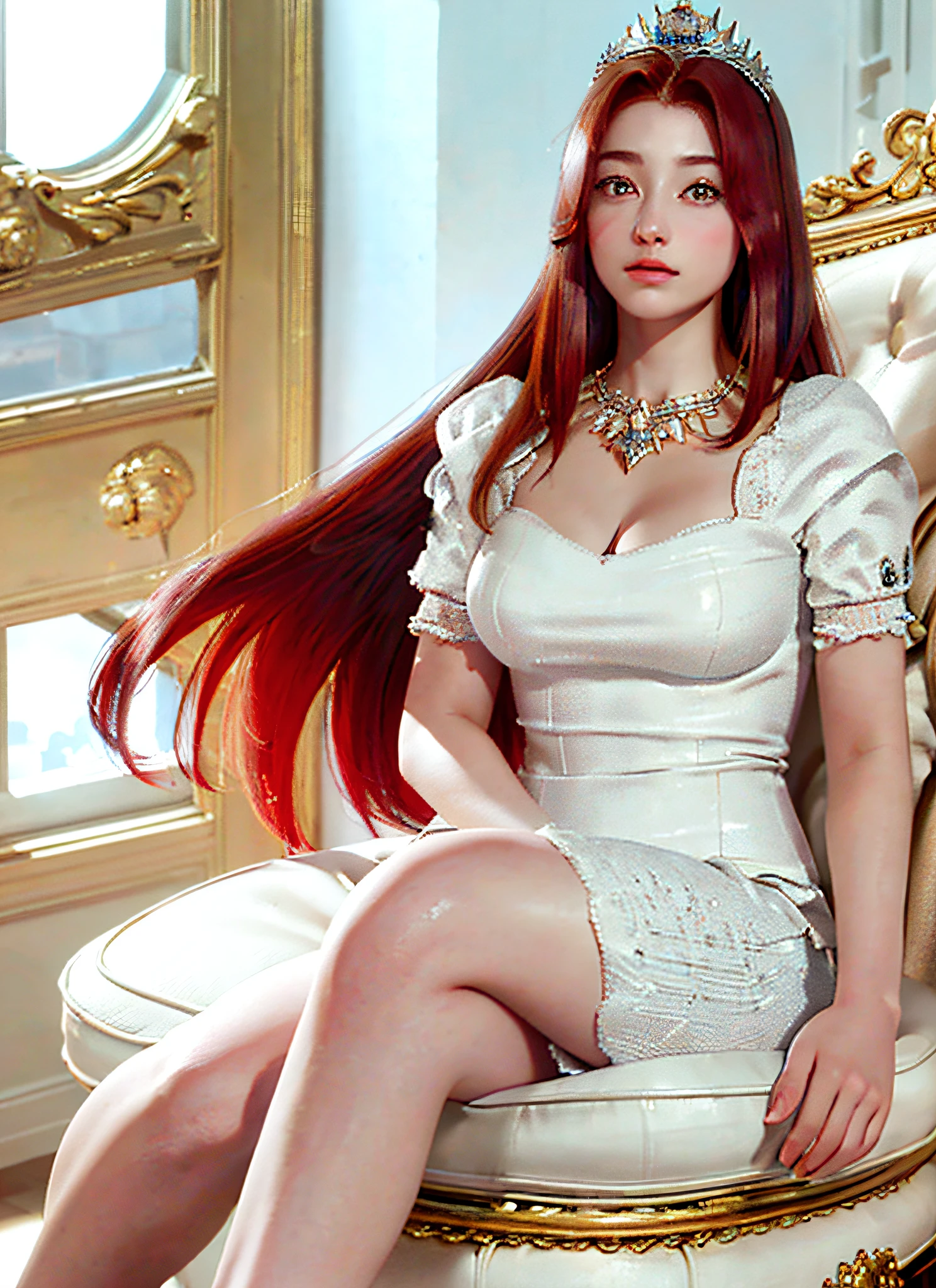 Ultra detailed complex 3D rendering of the face, (big breasts: 7.8), glamour shot full body image, braless, long hair, viewer view, intricate exposure wearing high super armor, bare feet, (shiny skin),((Realistic lighting, top quality, 8K, masterpiece: 1.3)), Clear Focus: 1.2, 1 girl, Perfect figure: 1.4, , (cleavage), intricate details, effectsJeweled, Ultra Detailed Big Crown:1.2), Big,, Sexy Swimsuit, (Ultrareal), (High Definition), (8K), (Very Detailed), (Beautiful Detailed Eyes), (Best Quality), (Ultra Detailed), Jewels with Intricate Detail, 1 Girl, Solo, Long Hair, Wind, Gorgeous Face, Top Quality, Masterpiece, Maximum Detail, Diffused Lighting, (Red Hair: 1.3), Valhalla Valkyrie, Beauty, facial muscles