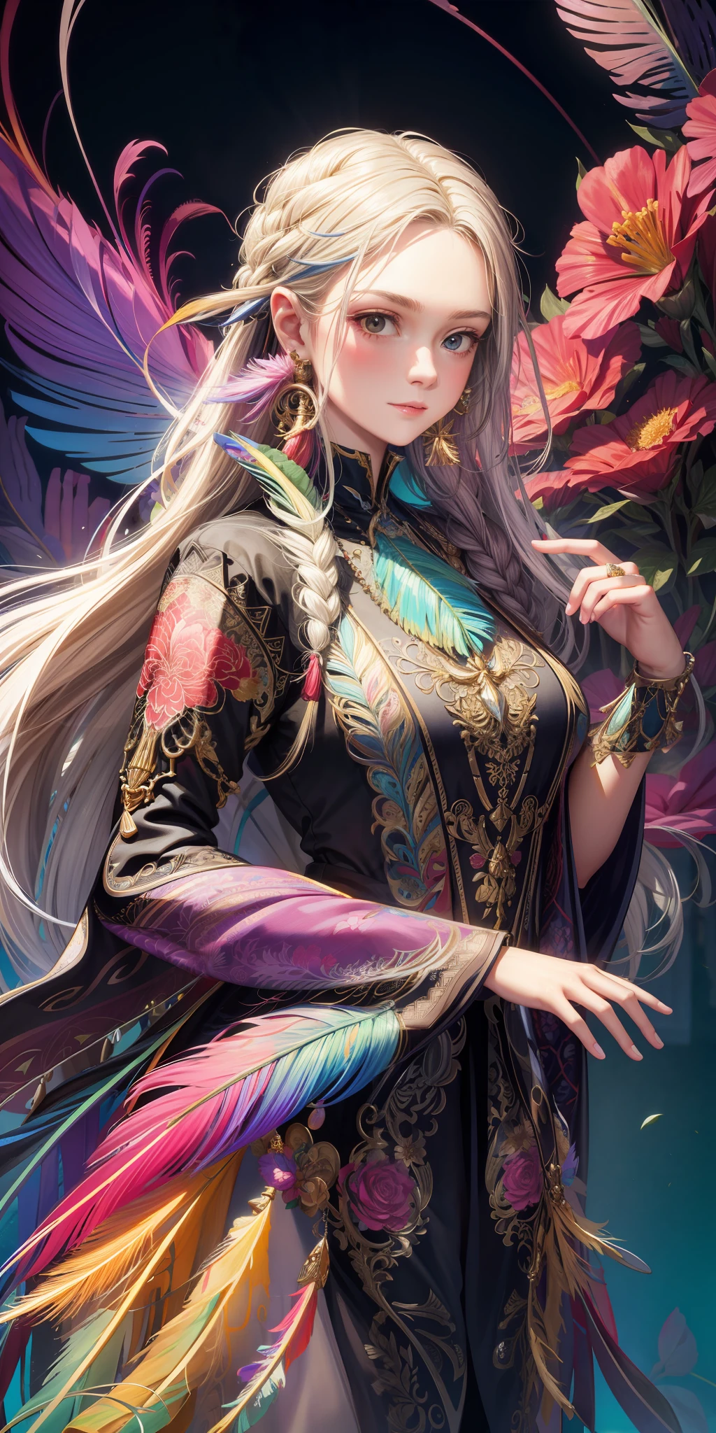 Flowers in hand