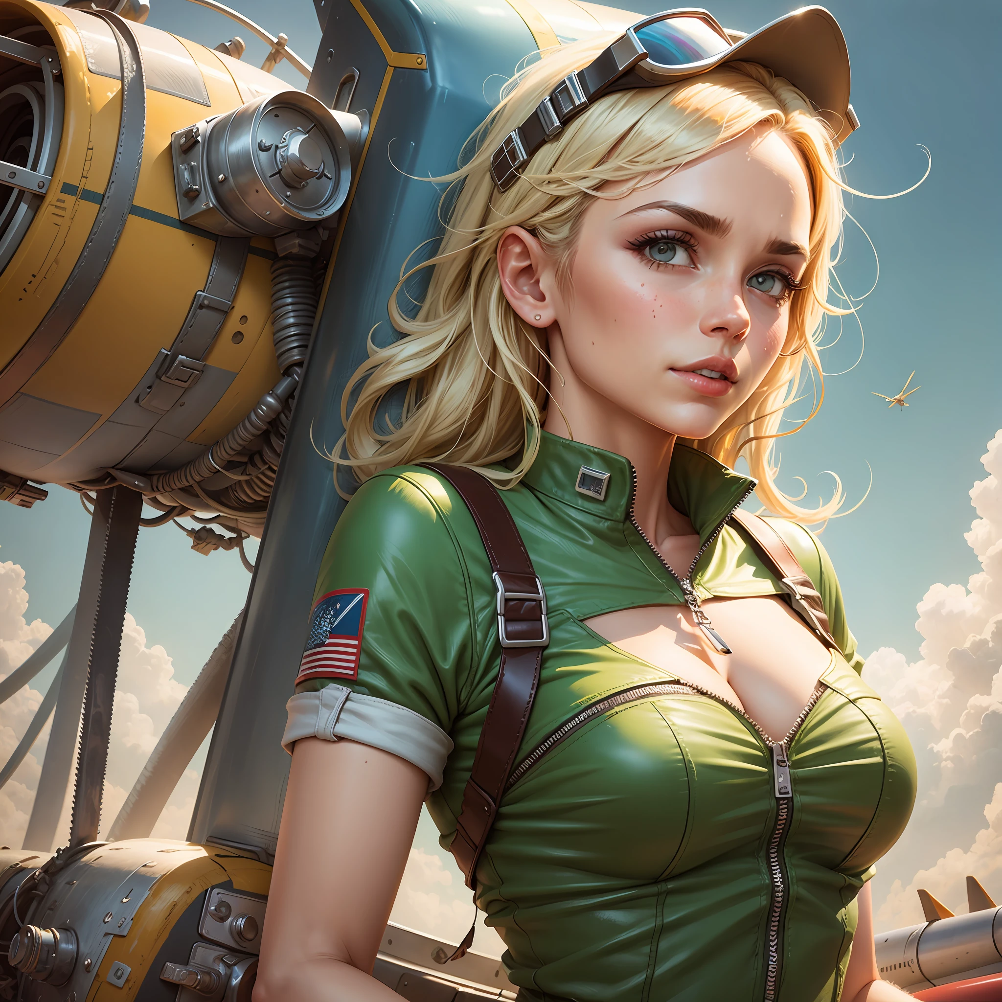 Pilot crop duster woman --auto --s2