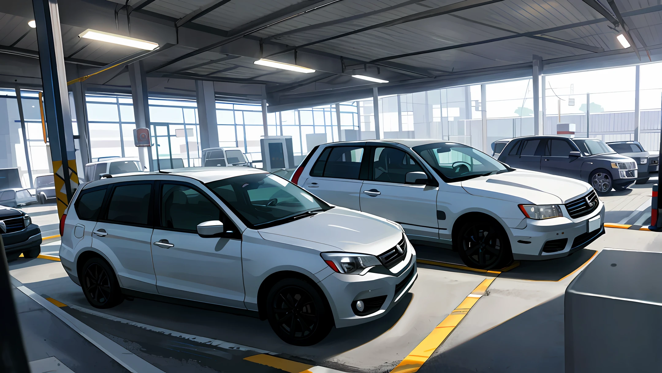Car Warehouse, Security Alarm, Security Guard