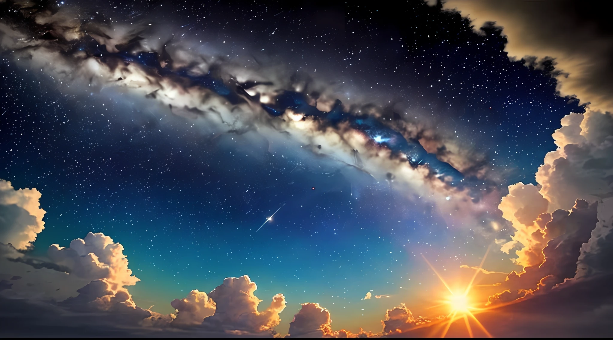 God's love and grace represented in the heavens