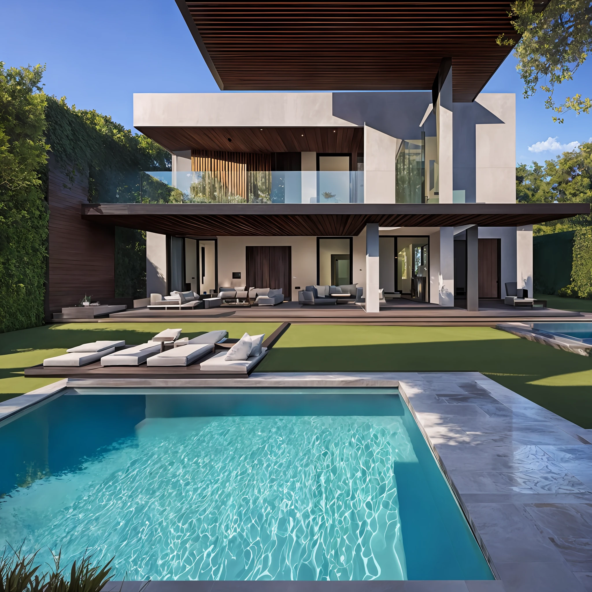 Imagine a breathtaking house that transcends reality with its extreme realism and 8K quality. Every detail, from the intricate textures to the play of light and shadow, is rendered with unparalleled precision, bringing this architectural masterpiece to life.
As you explore this hyper-realistic house, you'll be immersed in its remarkable realism. The exterior showcases flawless craftsmanship, with every surface, material, and architectural element rendered in stunning 8K resolution. Step inside, and you'll find yourself in a world where every room boasts lifelike textures, realistic lighting, and impeccable attention to detail.
From the meticulously designed living spaces to the state-of-the-art kitchen, every feature is flawlessly recreated, making you feel as if you could reach out and touch the exquisitely rendered surfaces. The master suite envelops you in luxury, with hyper-realistic textures that beckon you to relax and unwind in its serene ambiance.
Outside, the meticulously landscaped gardens come alive in vibrant detail, with each blade of grass, flower, and leaf rendered in breathtaking realism. The pool shimmers with crystal-clear water, reflecting the world around it with stunning accuracy.
This prompt invites you to imagine a house that pushes the boundaries of realism, immersing you in a world of unmatched beauty and detail. Experience the extraordinary realism of this 8K masterpiece, where every aspect of the house is brought to life with astonishing clarity and precision. --auto --s2