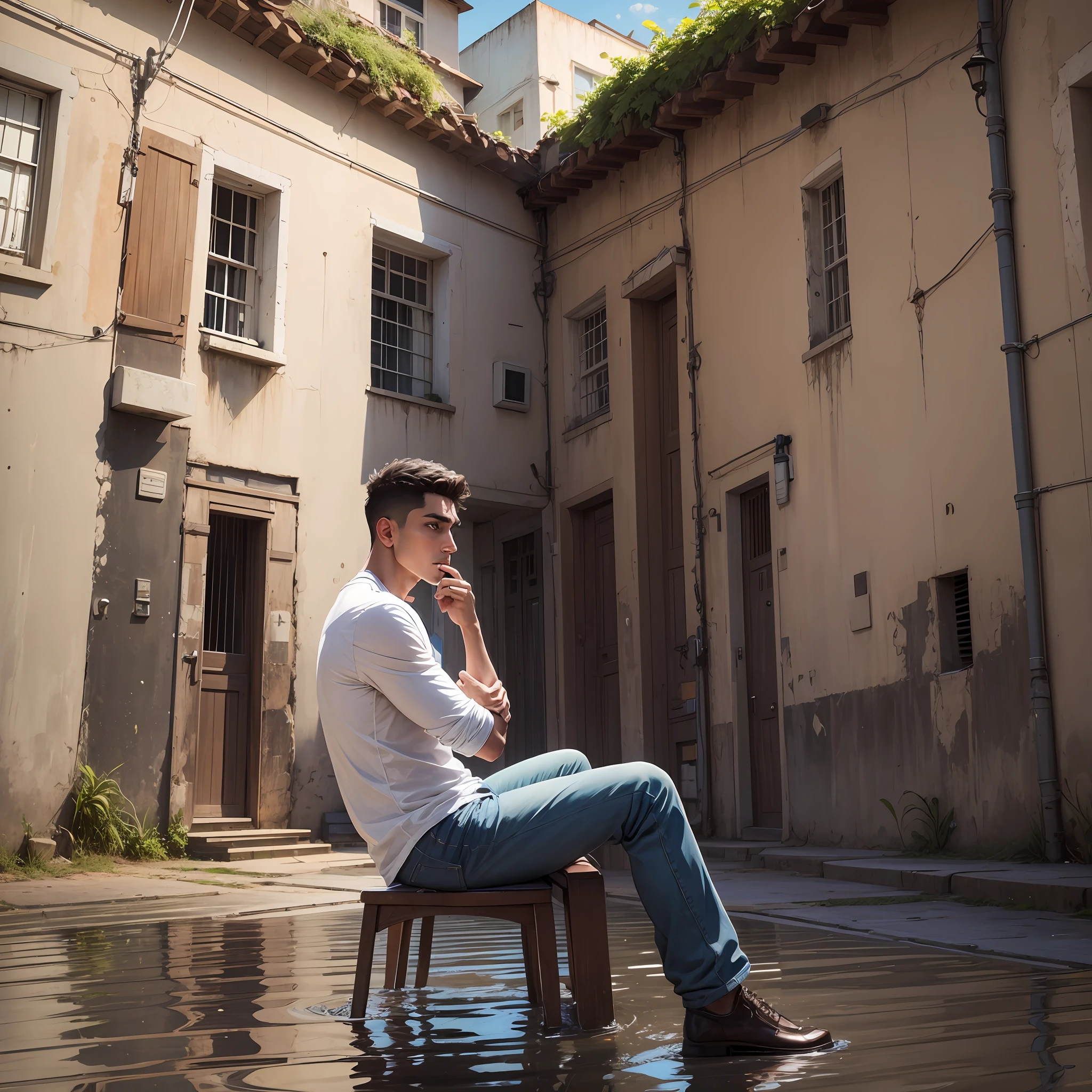 Man reflecting on life --auto --s2