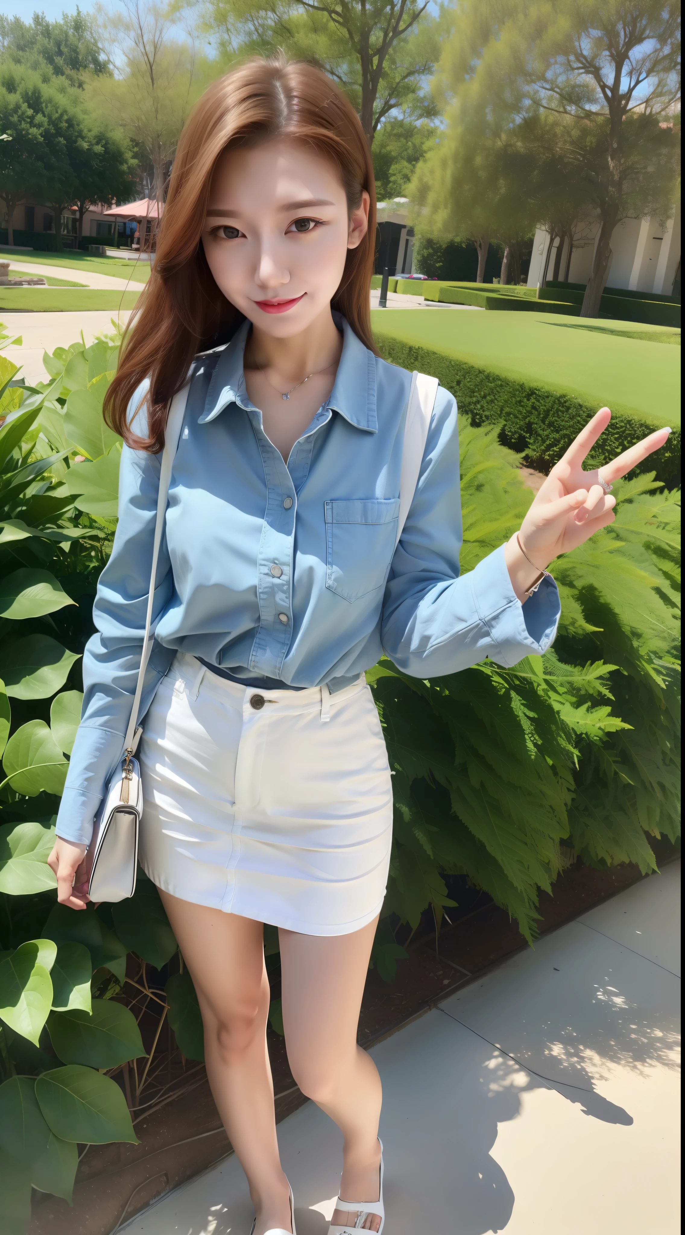 Best quality, super high resolution, (realism: 1.4), 1girl, masterpiece, outdoor, full body,