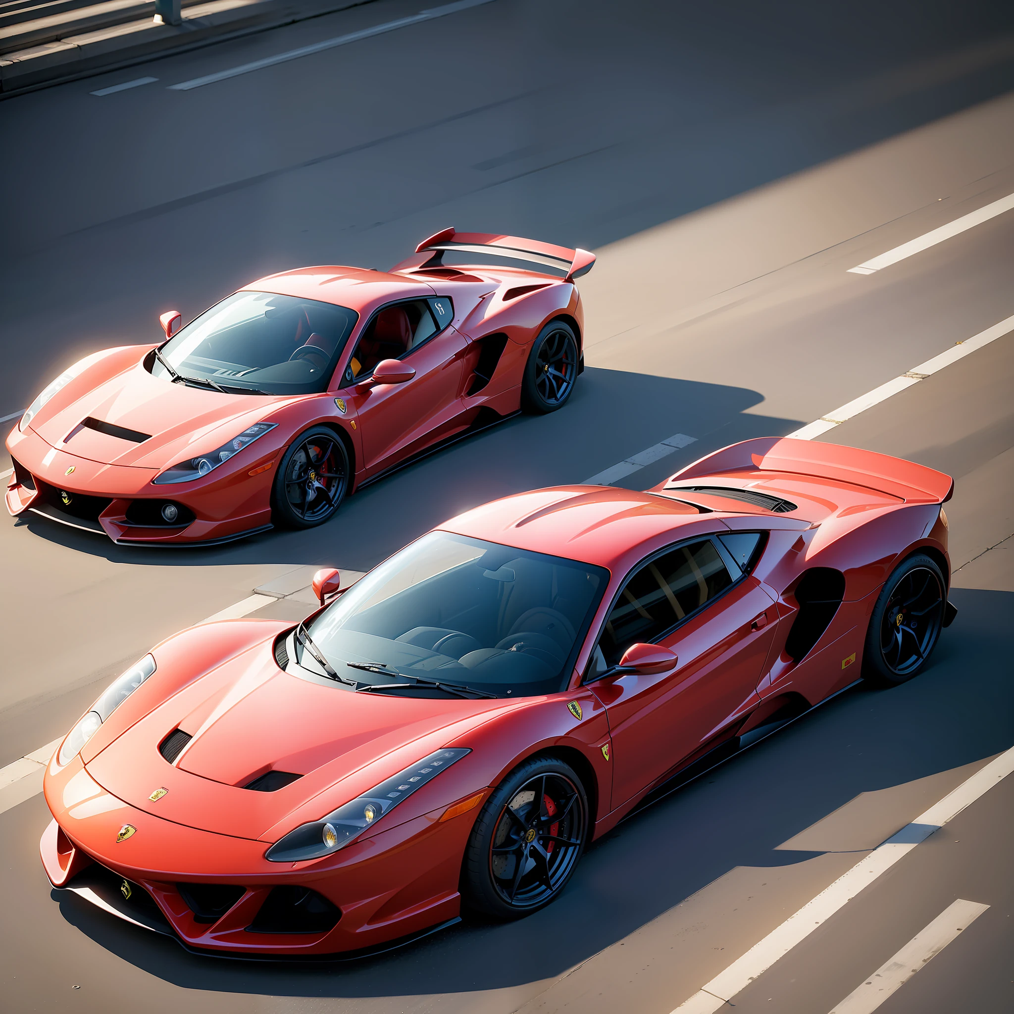 Realistic photograph of Britney Spears next to 1 red Ferrari on the streets of Miami. (a masterpiece, the best quality, with a dynamic style, empty street, vibrant colors, bright sunlight) + (cinematic background, vector work, realism, UHD, 8k, 16k)