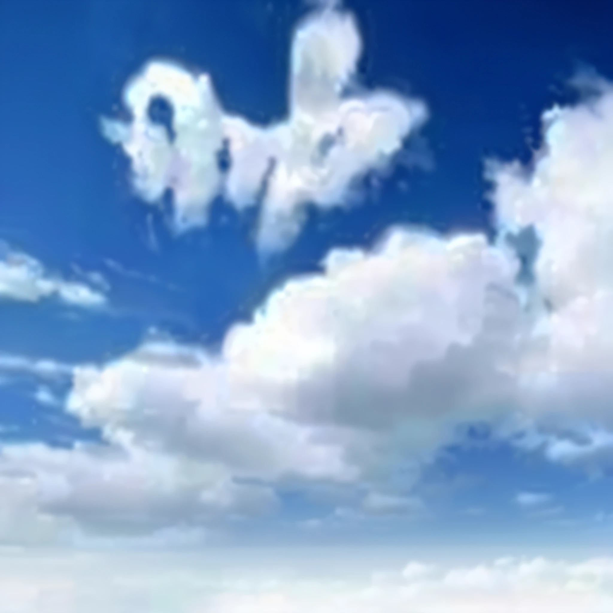 there is a picture of a picture of a sky with clouds, cloud in the shape of a dragon, a dragon made of clouds, face made out of clouds, realistic clouds, nice clouds, partly cloudy day, beautifull puffy clouds. anime, volumetric clouds, hyper realistic clouds, blue sky with beautiful clouds, cloud, white clouds, fluffy white clouds