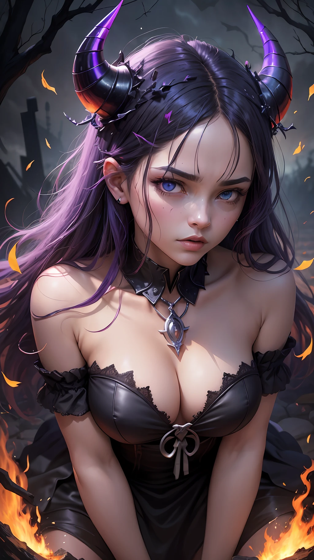 (dark skin), (devil horns), full breasts, the allure of immortality has taken hold of my mind the condemned degenerates fall to their knees weak, summoning the forces of chaos I am the coming storm stirring the isolated Dark cloud I am the reclaimer of my name Born in the flames I was blessed My family crest is the demon of death Forsaken I was awakened The ashes of the phoenix in the dark holy The misery Fate chased time Inherited the nightmare Surrounded by fate There is no escape keep walking between the lights astray through the empty halls I will not surrender 5r the truth is awakened in the eyes of embers 5al we are forever fighting in fire and ice two souls were once lost now they remember that I am coming The storm stirs up clouds and isolates I am the Recycler My name is born in flames and I am blessed My family crest is the demon of death Forsaken I am awakened in the dark holy Phoenix ashes falling misery Fate chases time Disappearing in the night The shadows of the lost The obsession left behind draws me Fade, I, I come and take my things Lurking in the shadows of the night The constellations swirling with blood Dancing in the graves of those who stand at my feet All the masses Pull the strings, twist the mind like a blade strike Do you want this power? Then come and try to take it out of the tree The fire is burning secret love blood longing dark mind embraces crimson joy does your dark heart heal or destroy? Bury the light deep in my heart Abandoned, no home We burn in the wind Chaos Floating alone in the ocean --auto --s2