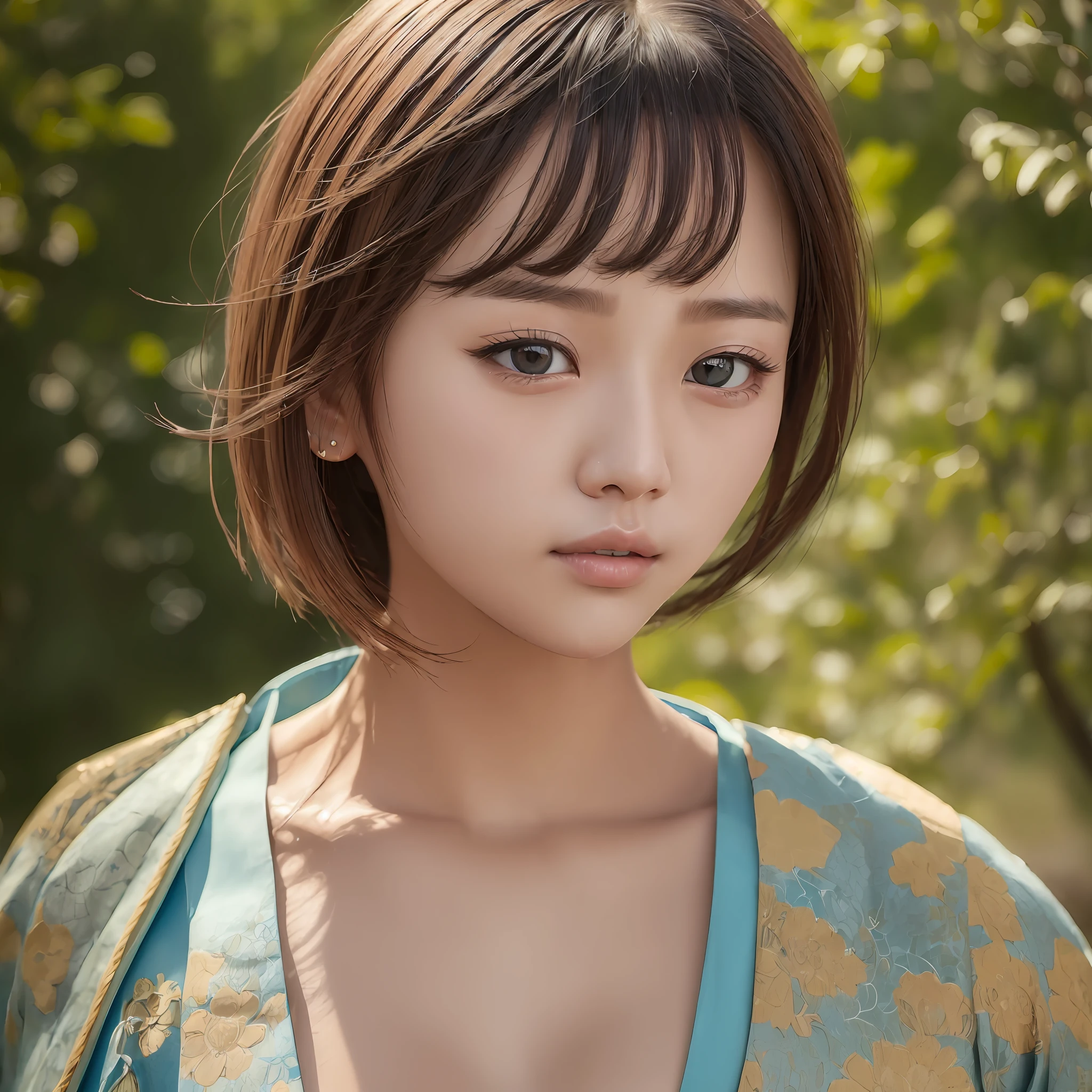 (Gyeongsan:1.5), Close up, Masterpiece, Best quality, Raw photo, Photorealistic, Face, Beautiful girl, Cute, depth of field, High Resolution, Ultra detail, Fine detail, Very detailed, Very detailed eyes and face, Sharp pupils, Realistic pupils, Sharp focus, Cinematic lighting, Big tits, Feel good --auto --s2