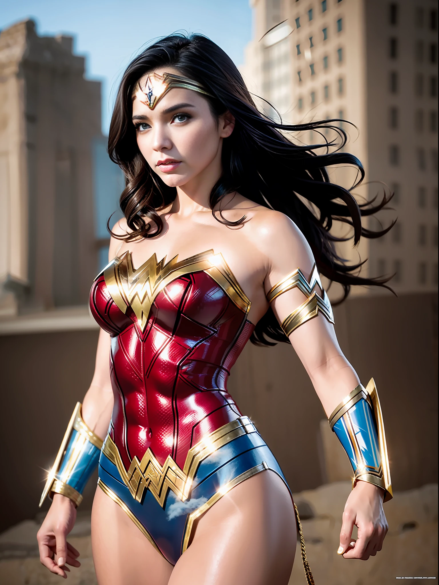 wonder woman in her best pose