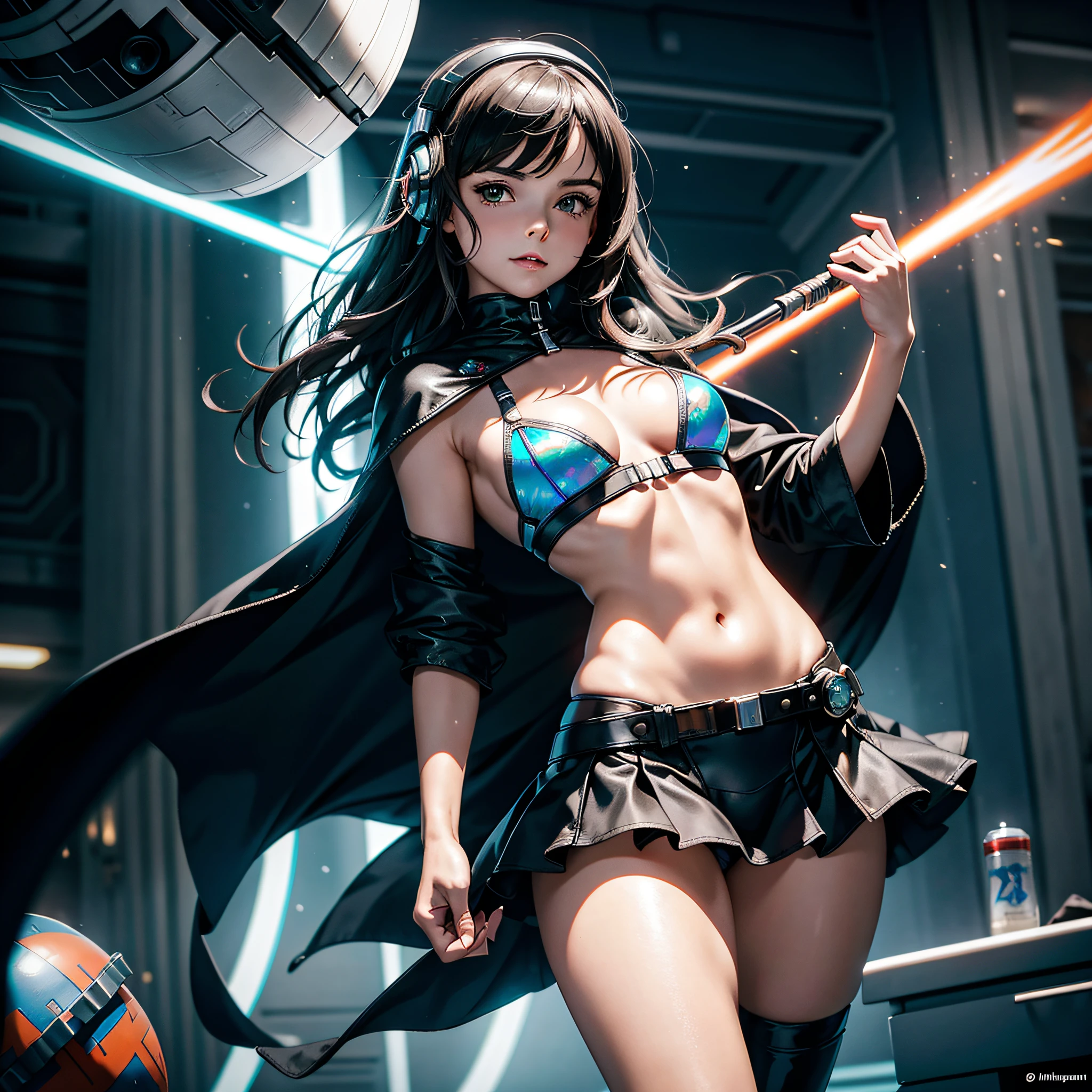 Future Sun cyberpunkWar "Star Wars Xwing R2D2" conceptual "Heavy Metal" Devastating Mandalorian pure female aesthetics lower key:1.37 near:1.37 fire-follets Will-o'-the-wisp "luis Royo" dazzling women walking slow down playing Cosplay "Princess":1.37 "Leia":1.37 "Nathalie Portman":1.37 Pilots jacket cowboy 38years sunLight luminescence ultra pro-photorealistic optimal detail qualities precise details:1.37 SLR resolution max perfection improved graduated Octane rendered UHD XT3 16K DSLR HDR UnrealEngine5 real analog shadows:1.37 3dcg body symmetrical athletes oiling faces cheekbones effects glow embarrassed:1.37 eyeliner beautiful:1.37 eyes opal pupils black iris lazulis turquoise sapphires mouth open teeth obvious smiles dark hairstyles short bangs:1.3 ecstatic:1.37 floating jackets fixed eccentric cape levitating shoulders-off white shirt lace clavicles papillotes embroidered bikini strange navy thick leathers breasts Pointed Various:1.37 Felt satin-feltskirt:1.37 Loose matching bristles swinging spinels navel:1.3 Depths:1.37 revealing pubic scarlet pubis-hairy underwear:1.37 waist chastity-belt padlock Gold decorated silver agate tied garters thick thighs legs high volumetric Gothic stainless steel boots ornate onyx ruby invokes delicate incandescents Unity Toys Crystalline DoF X-Wing (EOS R6 135mm 1/1250s f/2.8 ISO400) R2D2 Mechanized Adaptable Ion Canon DoF Dummies "wide Sabre" dramatic supports fully clothed armor heavy chrome metallic flat bands fathoms richly decorated coppers:1.37 fullbodye "Darth Vader" background:1.37 sharpness equirectangular 360 headphones antenna ornate rune lava Tourmaline plasma glyphs engravings [(masterpiece 1.37) (Willi Baumeister:1.1) (John T. Biggers:1.2)::17 Alessandro Casagrande, Greg Rutkowski, Sally Mann Guweiz and James Jean tattoo CGSCOSITY (by Michelangelo)] Bruce Weber girls raw varied nsfw etc.