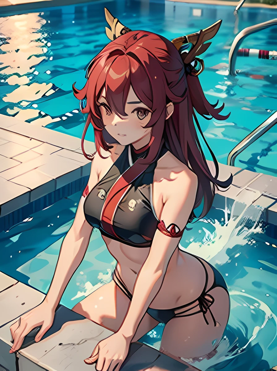 yae miko,pool