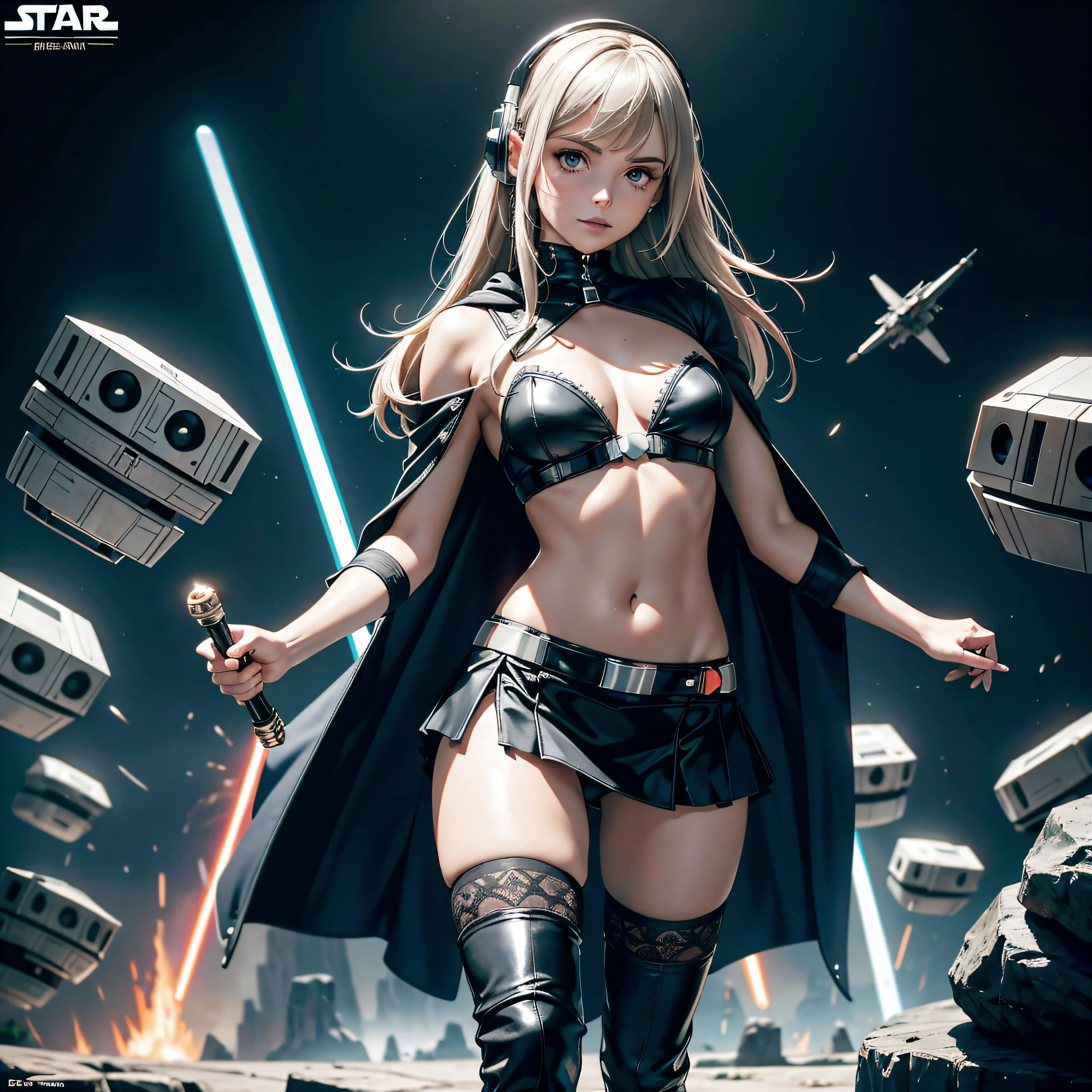 Future Sun cyberpunkWar "Star Wars Xwing R2D2" conceptual "Heavy Metal" Devastating Mandalorian pure female aesthetics lower key:1.37 near:1.37 fire-follets Will-o'-the-wisp "luis Royo" dazzling women walking slow down playing Cosplay "Princess":1.37 "Leia":1.37 "Nathalie Portman":1.37 Pilots jacket cowboy 38years sunLight luminescence ultra pro-photorealistic optimal detail qualities precise details:1.37 SLR resolution max perfection improved graduated Octane rendered UHD XT3 16K DSLR HDR UnrealEngine5 real analog shadows:1.37 3dcg body symmetrical athletes oiling faces cheekbones effects glow embarrassed:1.37 eyeliner beautiful:1.37 eyes opal pupils black iris lazulis turquoise sapphires mouth open teeth obvious smiles dark hairstyles short bangs:1.3 ecstatic:1.37 floating jackets fixed eccentric cape levitating shoulders-off white shirt lace clavicles papillotes embroidered bikini strange navy thick leathers breasts Pointed Various:1.37 Felt satin-feltskirt:1.37 Loose matching bristles swinging spinels navel:1.3 Depths:1.37 revealing pubic scarlet pubis-hairy underwear:1.37 waist chastity-belt padlock Gold decorated silver agate tied garters thick thighs legs high volumetric Gothic stainless steel boots ornate onyx ruby invokes delicate incandescents Unity Toys Crystalline DoF X-Wing (EOS R6 135mm 1/1250s f/2.8 ISO400) R2D2 Mechanized Adaptable Ion Canon DoF Dummies "wide Sabre" dramatic supports fully clothed armor heavy chrome metallic flat bands fathoms richly decorated coppers:1.37 fullbodye "Darth Vader" background:1.37 sharpness equirectangular 360 headphones antenna ornate rune lava Tourmaline plasma glyphs engravings [(masterpiece 1.37) (Willi Baumeister:1.1) (John T. Biggers:1.2)::17 Alessandro Casagrande, Greg Rutkowski, Sally Mann Guweiz and James Jean tattoo CGSCOSITY (by Michelangelo)] Bruce Weber girls raw varied nsfw etc.
