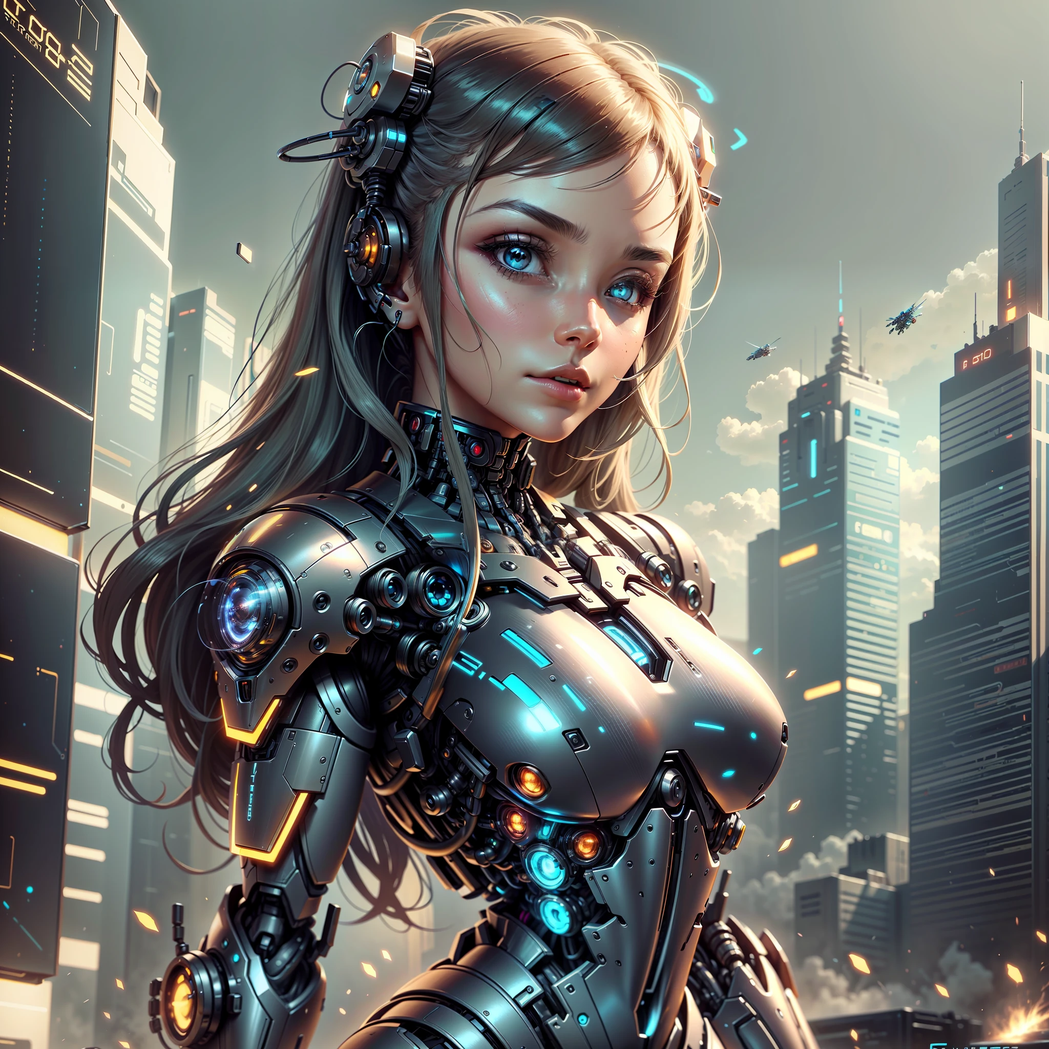 there is a woman in a futuristic suit posing for a picture, cute cyborg girl, beutiful girl cyborg, girl in mecha cyber armor, cyborg girl, cyborg - girl, cybersuit, female cyborg, perfect anime cyborg woman, inspired by Marek Okon, beautiful alluring female cyborg, cyberpunk anime girl mech, cyberpunk beautiful girl, perfect cyborg female --auto --s2