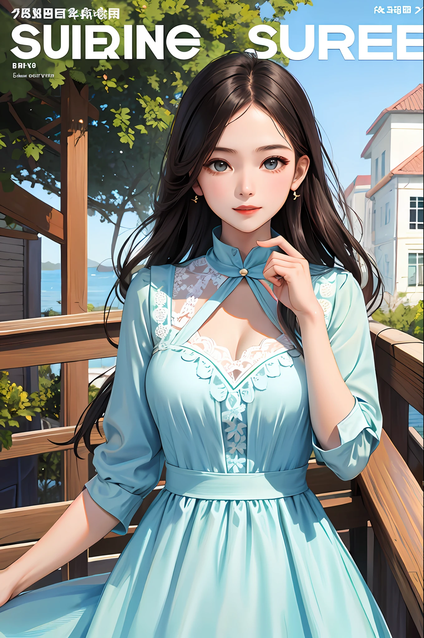 Masterpiece, Superb Style, Spring Dress, Inch, Outdoor, Magazine Cover, Upper Body,