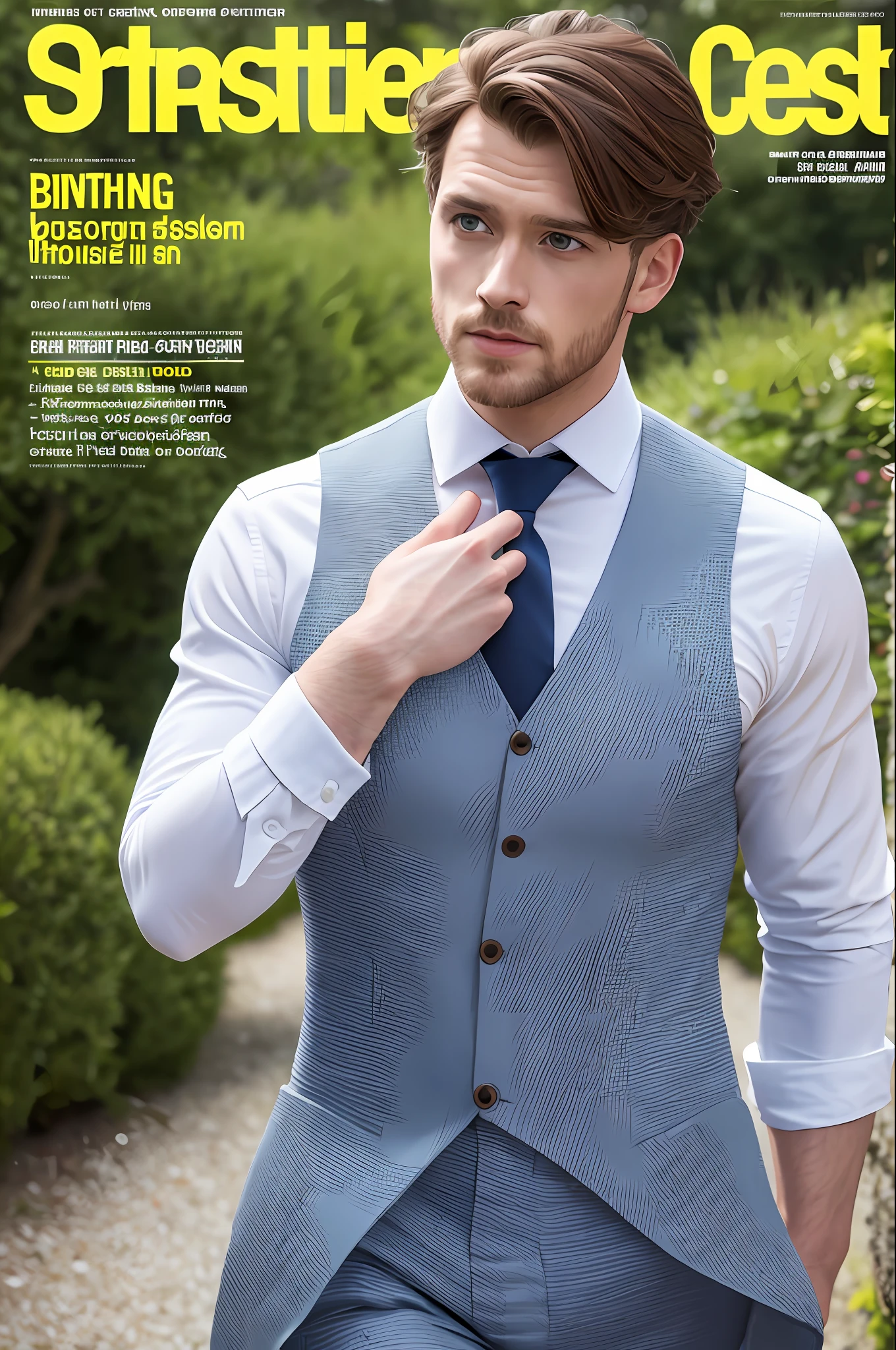 Masterpiece, Superb Style, Spring Dress, British Handsome, Outdoor, Magazine Cover, Upper Body,