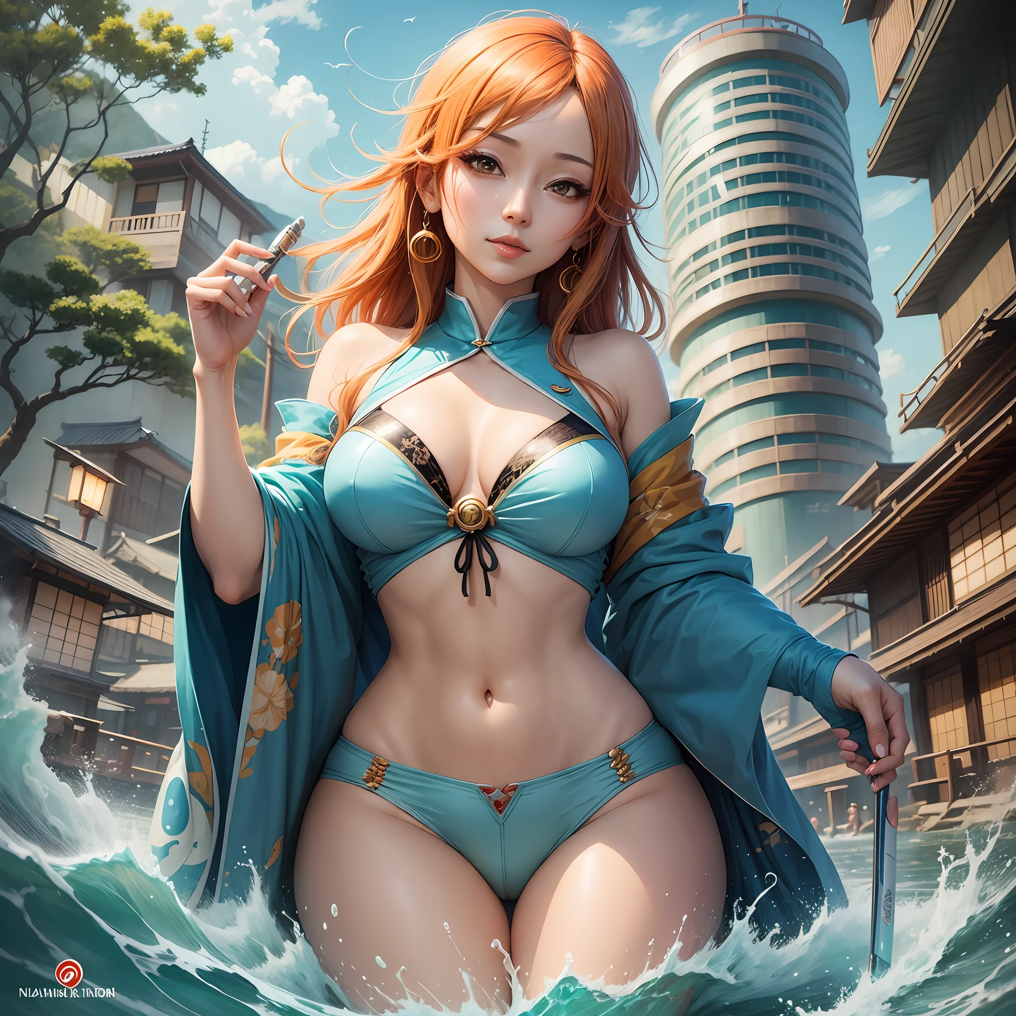 Nami in the style of an attractive Japan woman --auto --s2