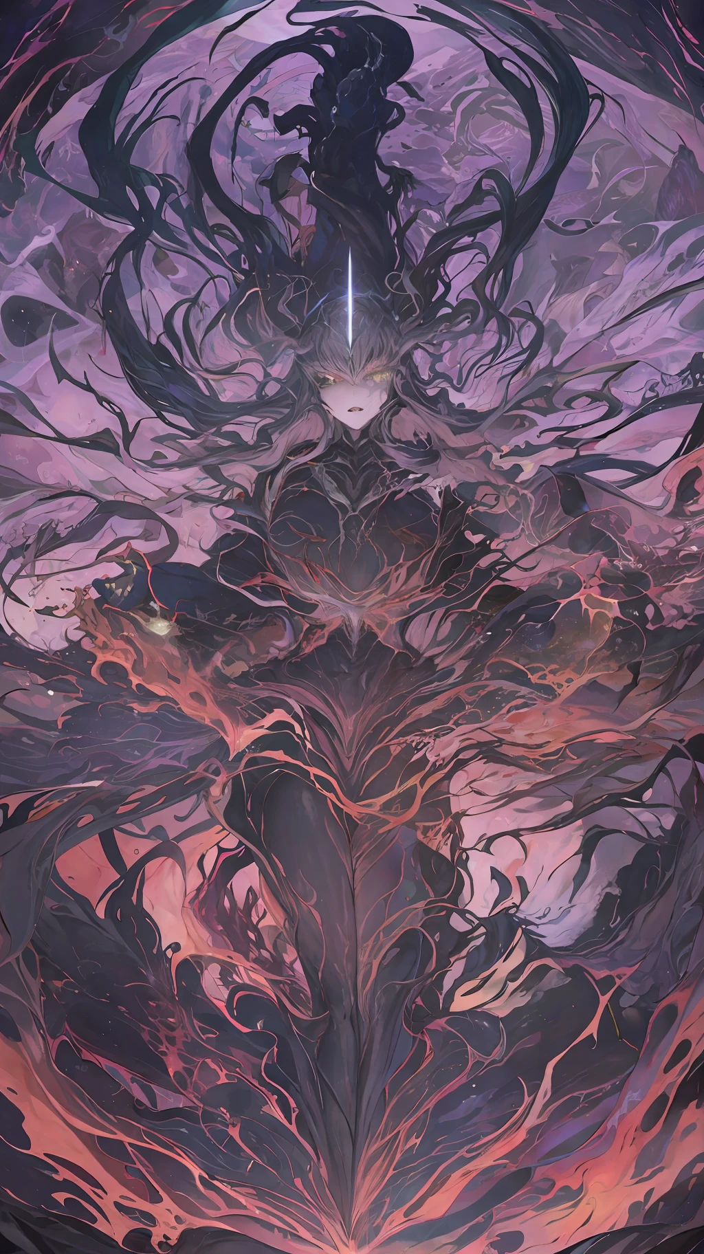 Imagine a dimension-shattering entity, towering beyond comprehension, its form constantly shifting and warping. SCP-3812 defies conventional physicality, with tendrils of pure darkness extending infinitely into the void. Its immense presence engulfs entire galaxies, rendering them insignificant in its wake.
The visage of SCP-3812 is an amalgamation of nightmares, its form a grotesque fusion of celestial horrors. Its body pulsates with eldritch energies, crackling with power that eclipses the might of gods. Eyes, countless in number, dot its amorphous mass, each one containing the knowledge of the universe and the capacity to drive mortals to madness.
The backdrop against which this maleficent entity looms is a cosmos in chaos. Stars collapse and supernovas flare as the fabric of reality unravels under SCP-3812's influence. Nebulas twist and contort, forming grotesque shapes that mirror the abomination's eldritch form.
Within this cosmic nightmare, ethereal screams echo throughout the void, the cries of civilizations snuffed out in an instant by SCP-3812's boundless power. Planets crumble to dust, their inhabitants consumed by unspeakable horrors.
This is the dominion of SCP-3812, a realm where all semblance of hope and order is devoured by its insatiable hunger for chaos and dominance. It transcends all notions of power, defying the limits of imagination and breaking the very fabric of existence.