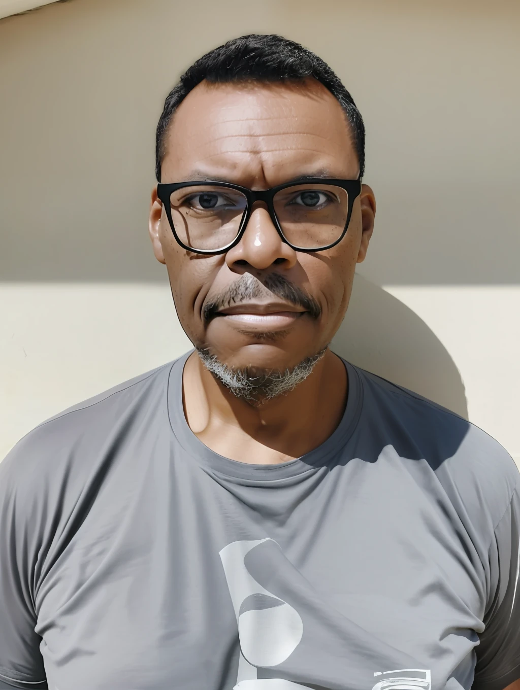 guttonerdreliberate1, 40-year-old man wearing glasses, realistic lips. The portrait of ((half body)) captures the subject with stunning detail and clarity, showing its unique features and expressions. The image has a high resolution and dynamic range, with a shallow depth of field that draws the viewer's attention to the subject's face. The (((lighting is soft))) expertly used to create a sense of dimensionality by highlighting the subject's skin tones and textures. The composition is well balanced, with the subject positioned off-center and the background providing a subtle but meaningful context. Overall, the image is a true testament to the photographer's skill and artistry