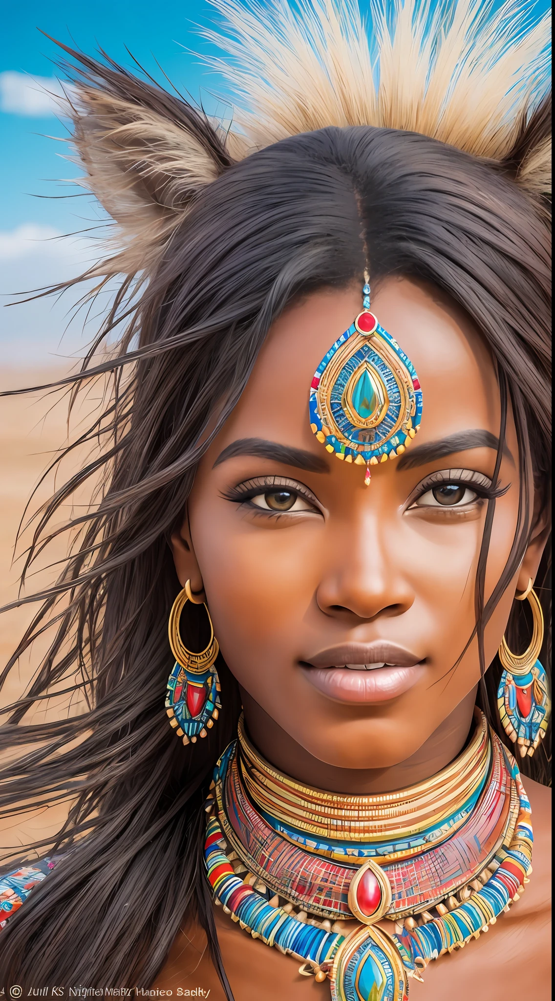 Masterpiece photography, Ultra realistic, 4k, 12k, hyper realistic, In the exotic landscapes of the Serengeti, the beautiful woman's vibrant spirit matches the untamed beauty of the wildlife, her adventurous soul and free-spirited nature captivating all who witness her presence.