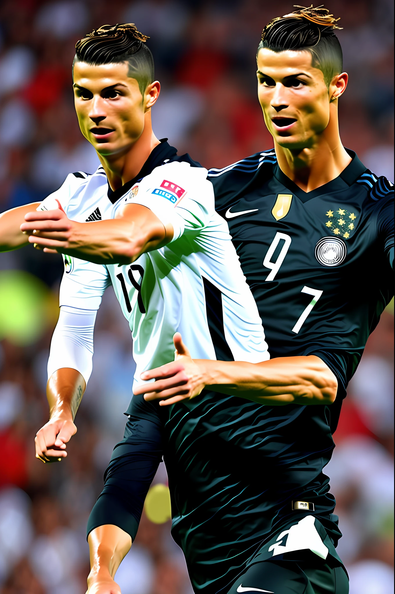 Cristiano Ronaldo in a Germany shirt