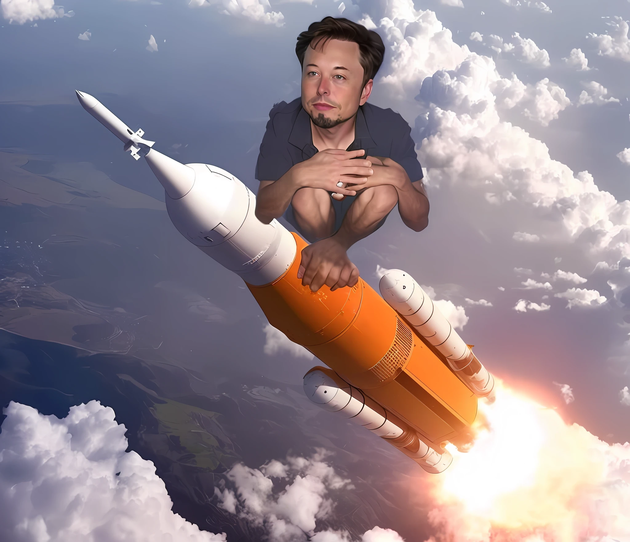 change face to Elon Musk face, highly detailed fix feets