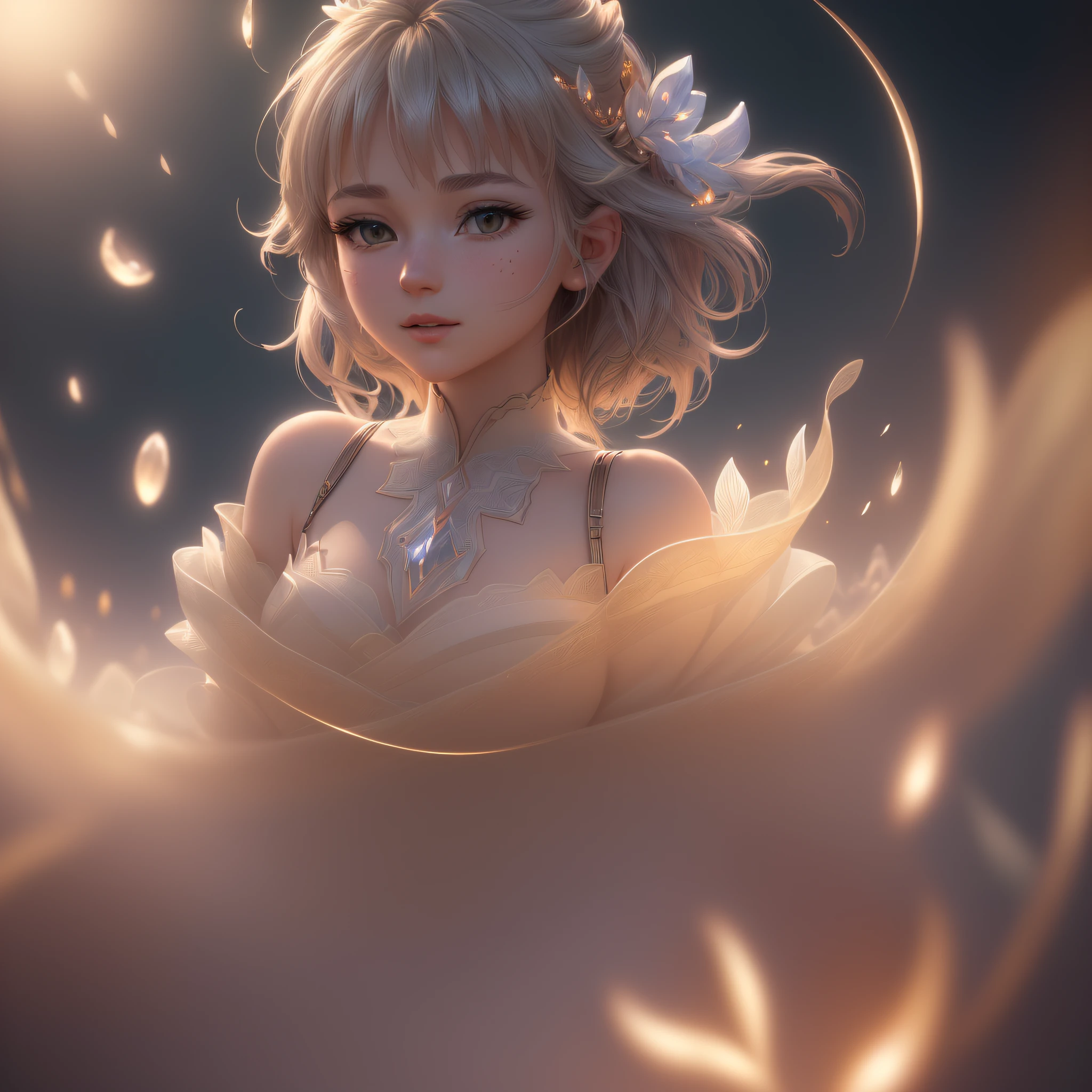 (extremely detailed CG unity 8k wallpaper,masterpiece, best quality, ultra-detailed),(best illumination, best shadow, an extremely delicate and beautiful),floating,

[(dynamic angle,(beautiful girl),(black hair),(black outfit),delicate facial features,contemplating expression,white background): :1.2], 

[ :(vibrant color palette,shimmering light,crystal clear water,bejeweled desert landscape,detailed sand patterns):0.6]