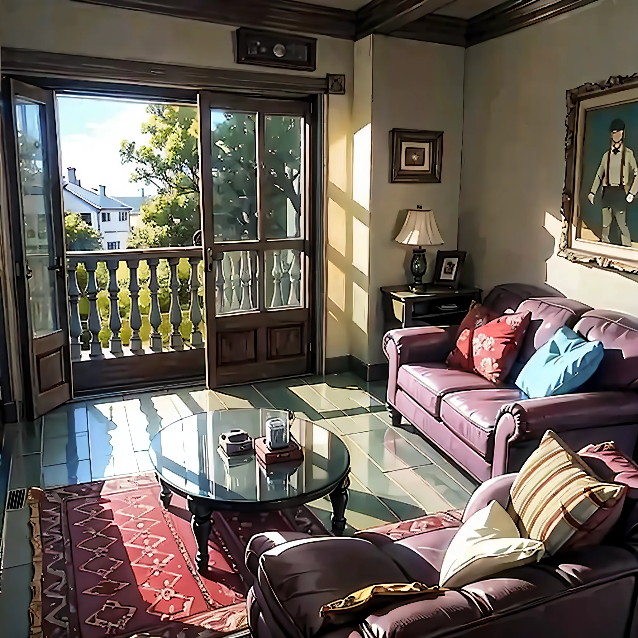 Old house, living room