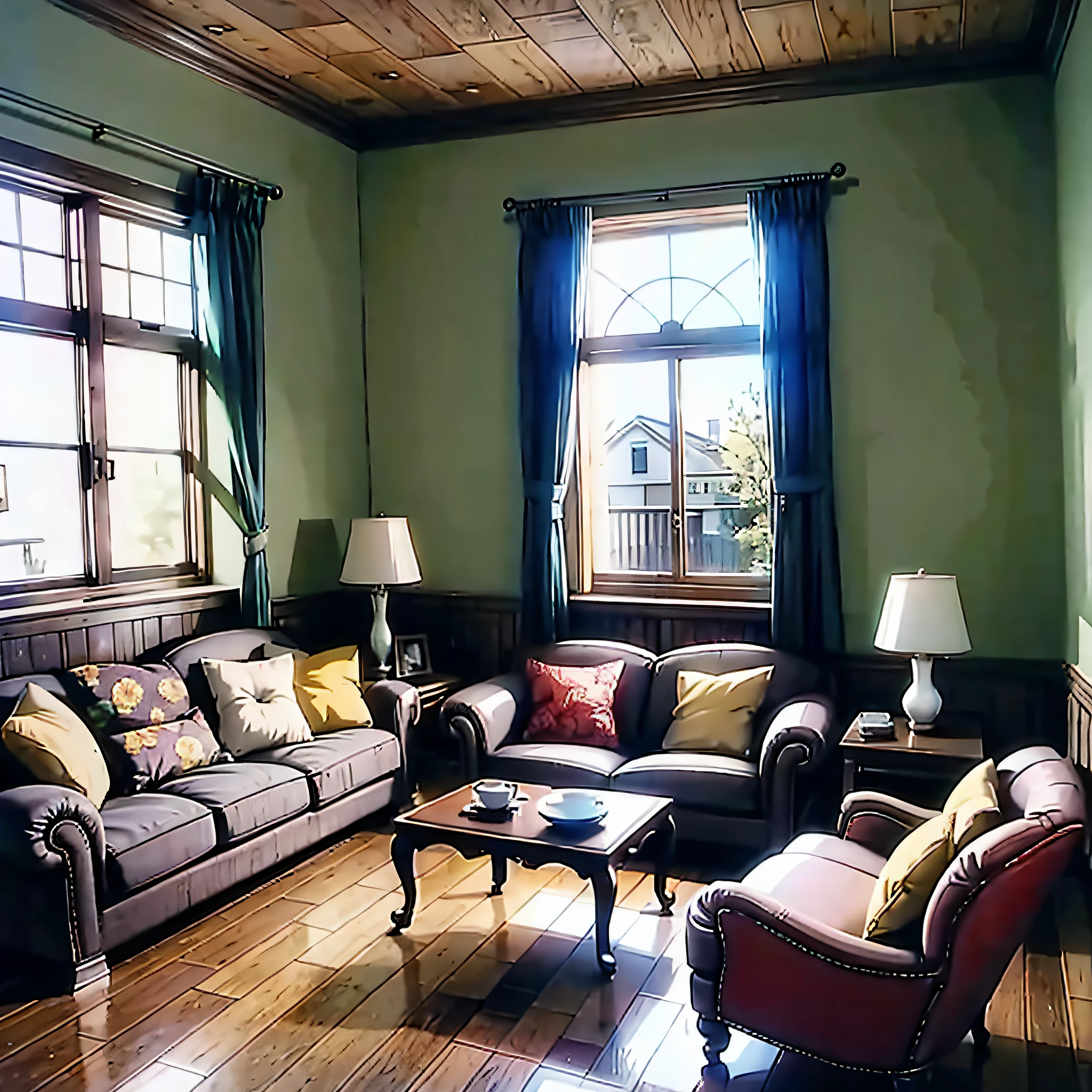 Old house, living room