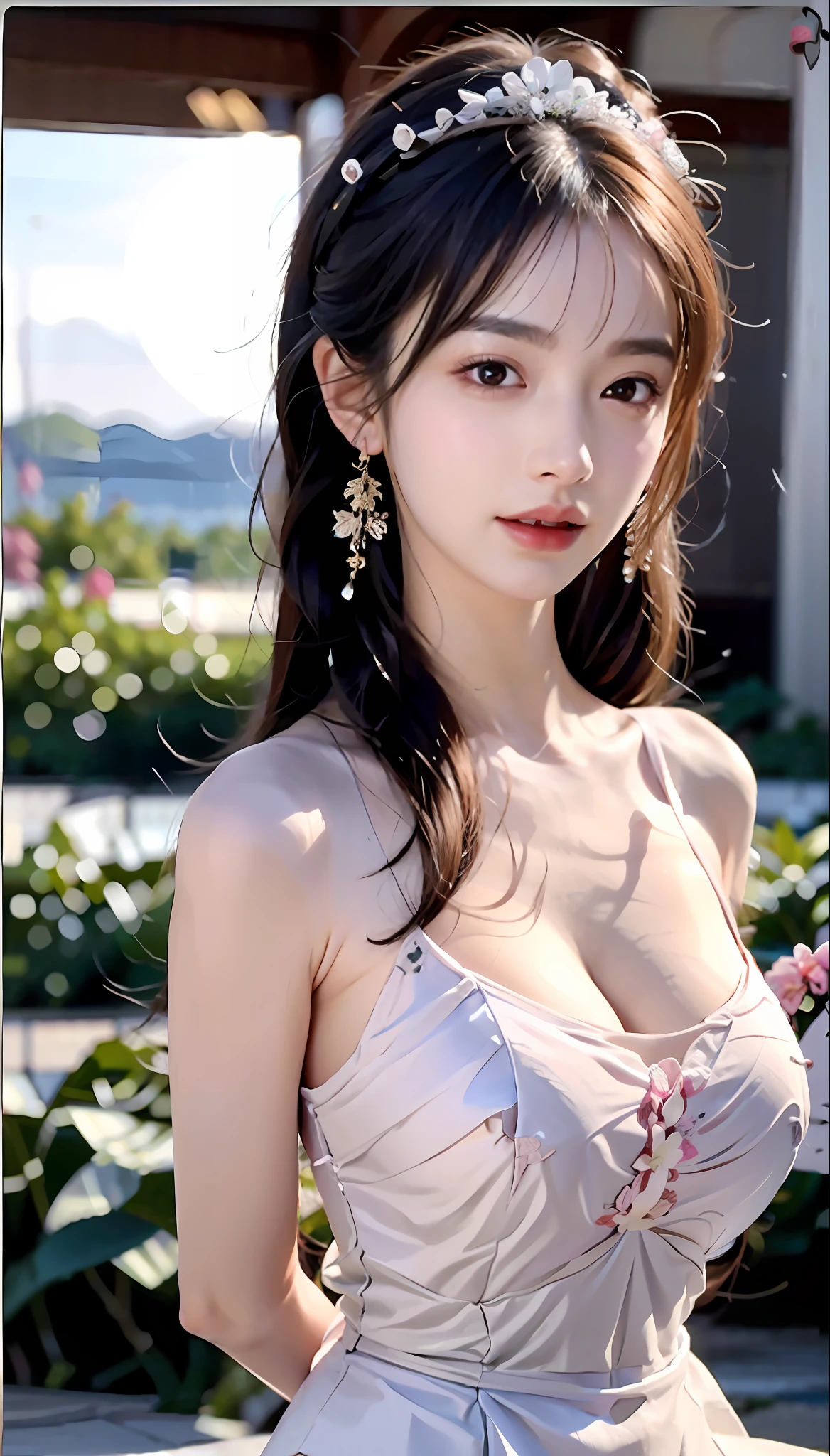 masterpiece, best quality, (realistic, photo-realistic:1.37), 8k, an extremely delicate and beautiful, amazing, finely detail, official art, absurdres, incredibly absurdres, huge filesize, ultra-detailed, extremely detailed, beautiful detailed girl, 1girl, (perfect female figure), full body, middle breasts,