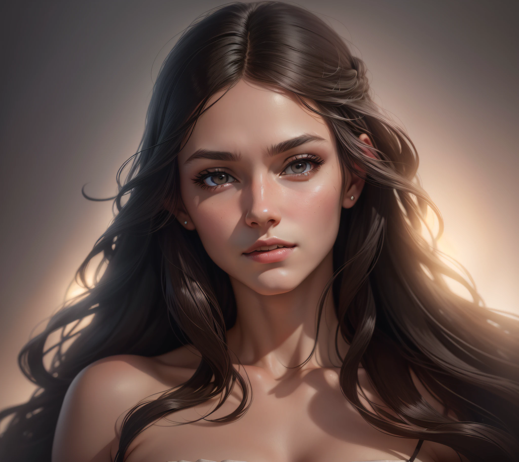 staring in, ealistic light, pretty lady,age23, cute face, bright face, smooth skin, portrait painting, blush, simple micro dress, top model, ultra detailed painting, proportioned body, detail, portrait composition, looking at camera, blur, 16k, 3d rendering, octane rendering, intricate details, 8k post-production, high resolution,incredibly realistic and detailed expression, toned body, full-length portrait, full body photography, 8k UHD, masterpiece, ultra-fine details --auto --s2