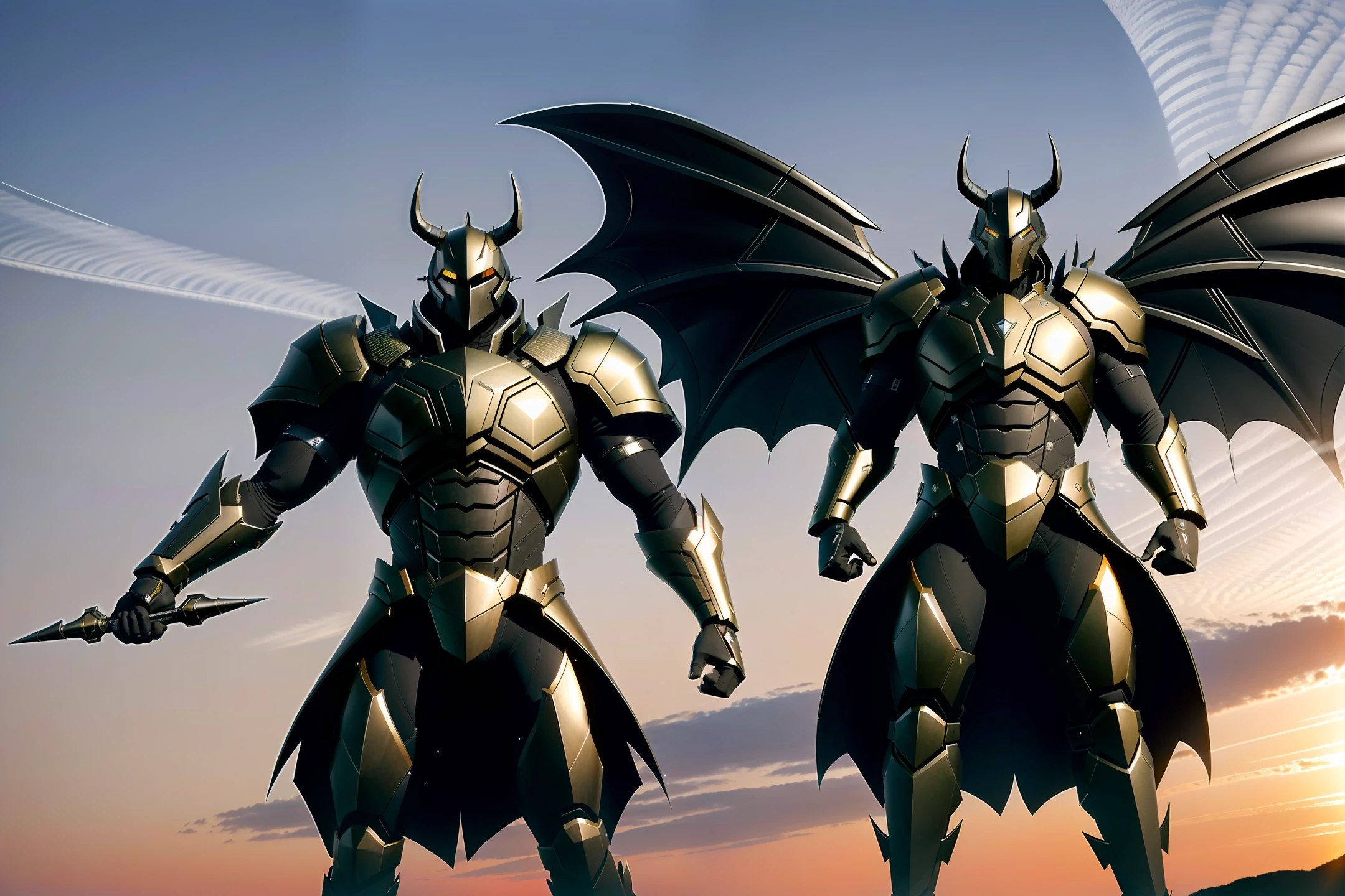 body is covered in pitch black scales bigger and thicker than a tower shield. He has sharp yellow eyes, the pupils a vertical slit, resembling those of a cat. His body is so large that his claws are the size of human. Upon his head, he has horns that form the shape of a crown.[5]

His Dragon body stands over thirty meters (100') tall, each one of his fingers like a pillar. His colossal size makes it impossible to look at him as a whole from up close. He has dark bony protuberances on his head that resemble a crown, and a set of enormous membranous wings that come out from his back.