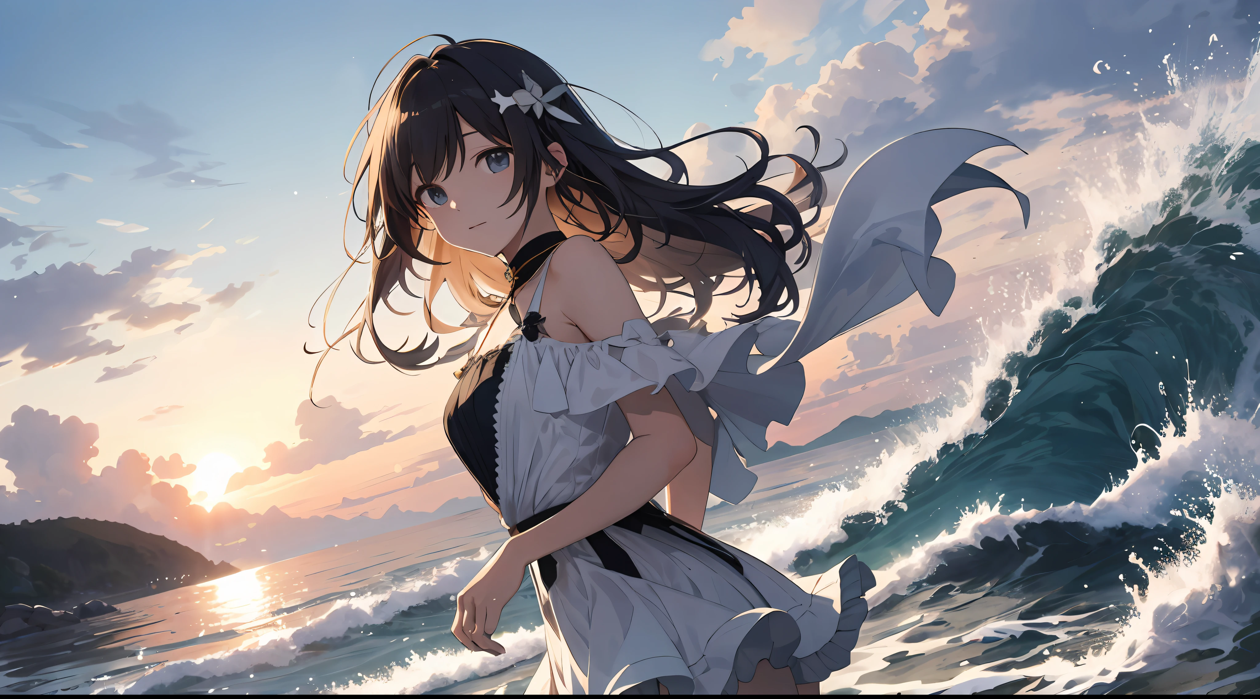 (Best Quality: 1.5), (Super Detail: 1.5), (Best Quality: 1.5), (Nagisa))), always believed in the connection with whispering jokes
Even when the desert seems to be far away
It's a blurry sixth magnitude star, but I fell in love with my assumptions.
Crossing the fence of pride for the first time

I want to deliver a song like the wind
If you embrace the embers of the wild and run barefoot,

Soft days are stained with the sound of the waves Phantom, don't wake up

I have lived without throwing away my twisted memories
Just a last minute delusion, with you

It's water and it flows all the time.
Even if the place you end up in is the end,

Soft days are stained with the sound of the waves Phantom, don't wake up
Nagisa mixes their dreams swaying and shining

Shining... Shining...

Soft days are stained with the sound of the waves Phantom, don't wake up
Nagisa mixes their dreams swaying and shining