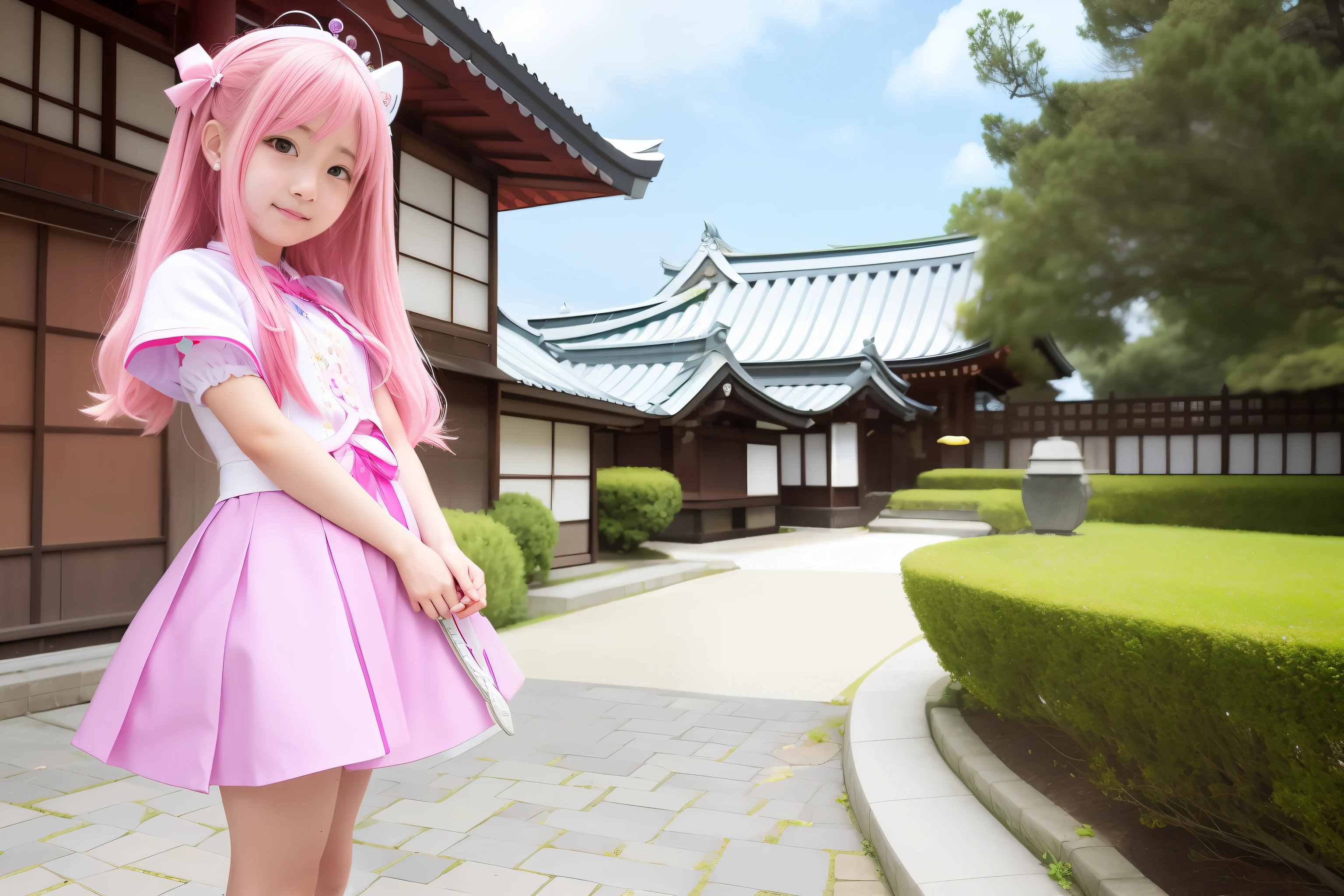 Magical girl realistic cute japanese