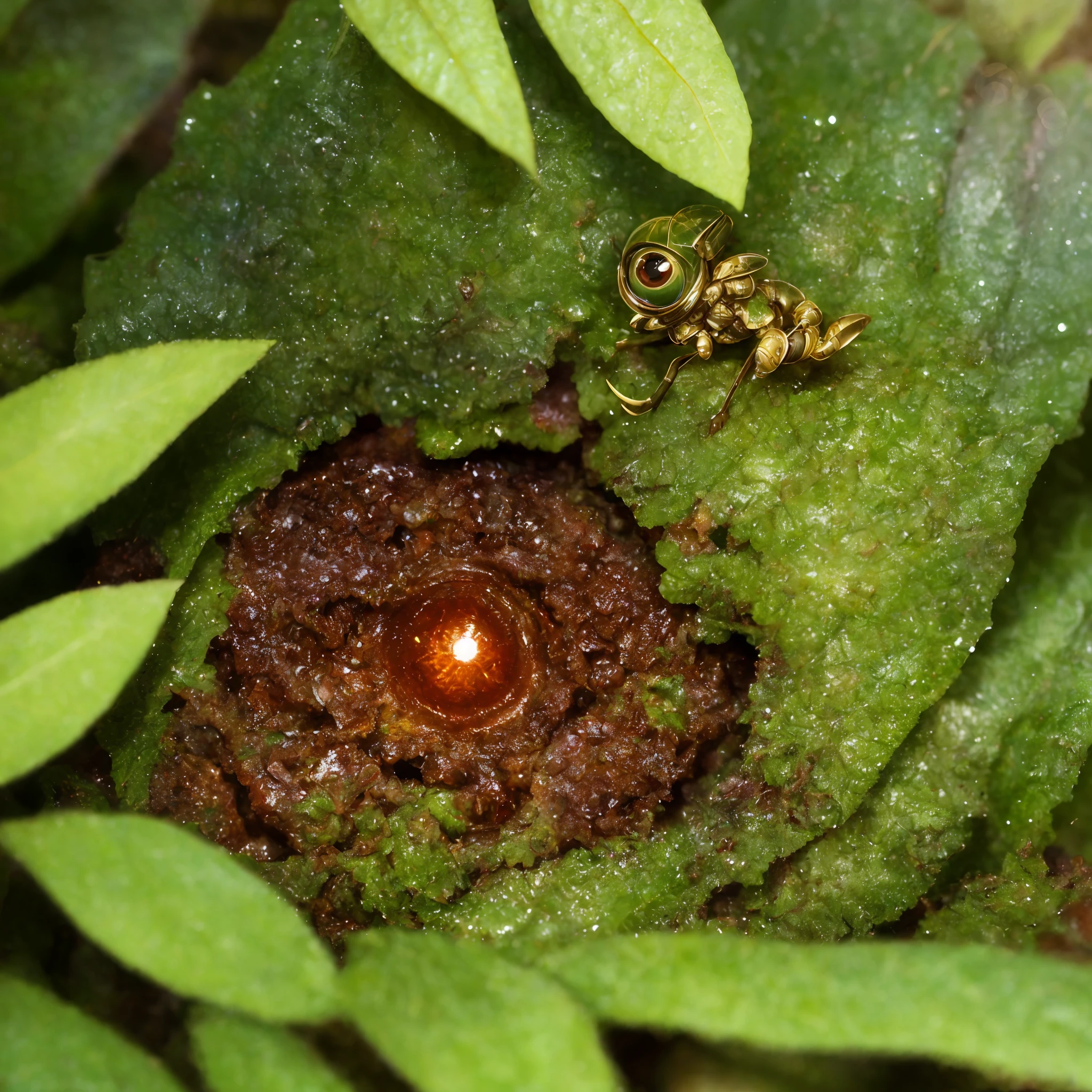 (highly detailed:1.2),(best quality:1.2),8k,sharp focus,(subsurface scattering:1.1),(award-winning macro photography:1.1)
(cute:1.2) little alien lifeform, hiding in the leaves in a lush forest
(very detailed clothes:1.2), (highly detailed background:1.3), chibi, (hyperrealistic:1.2), cinematic lighting, highly detailed,smooth, sharp focus, by artgerm wlop greg rutkowski,[(emb-rrf2:1.0):.15]