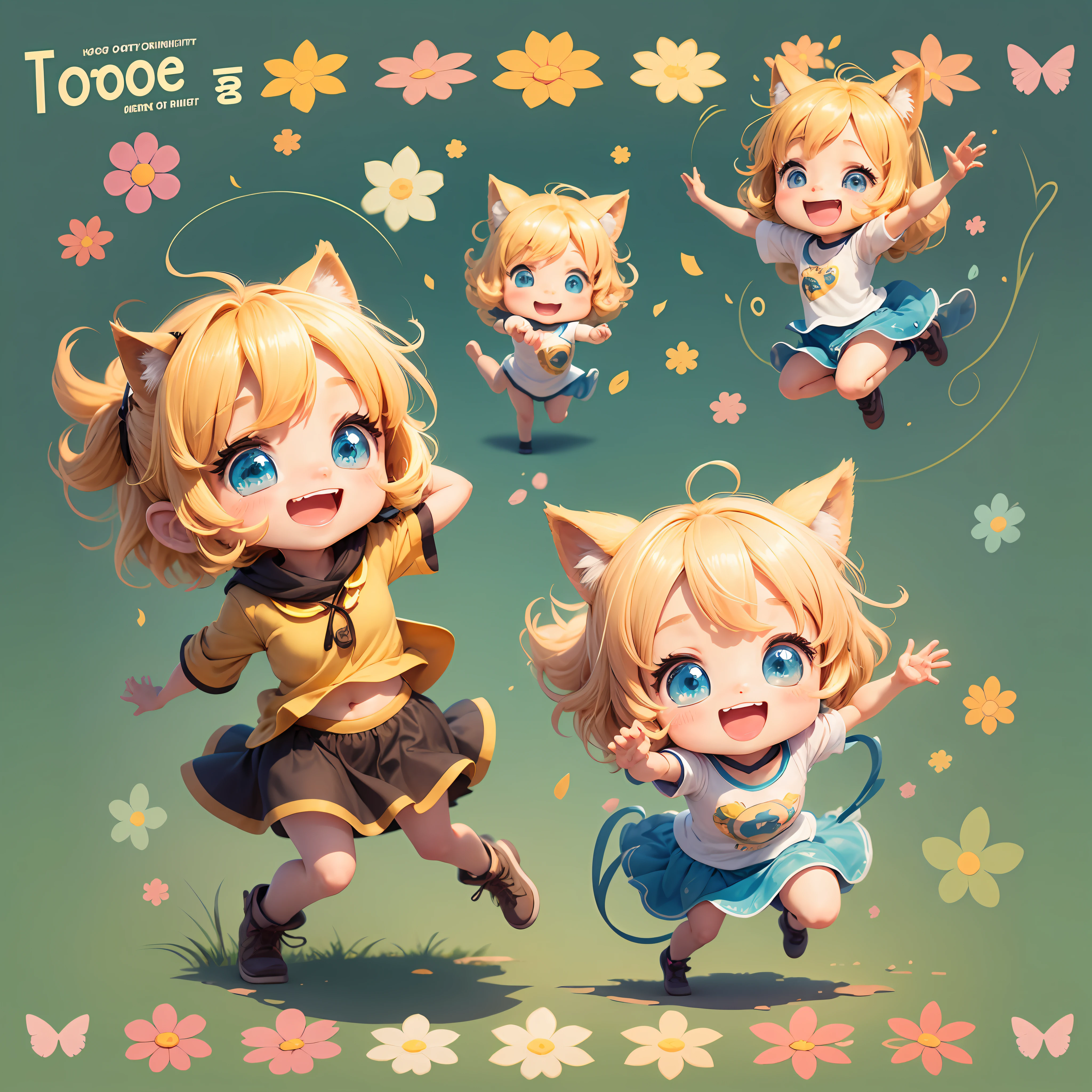 1. Cute and sweet: Adopt cartoon characters to show cute and sweet feelings.

2. Be curious: Use cartoon characters with rich expressions to show the feeling of curiosity.

3. Happy and free: Adopt dynamic images such as dancing and running to show the feeling of happiness and freedom.

4. Enthusiastic and energetic: Adopt an image of vitality and express a feeling of enthusiasm and vitality.

5. Warm and cordial: adopt a warm and cordial image to show a warm and considerate feeling.

6. Cute and cute: Adopt cartoon characters to show cute and cute feelings.

7. Youthful: Adopt an image full of youthful vitality to express the feeling of youthfulness.

8. Lively and cute: Use vibrant cartoon characters to show a lively and cute feeling.

9. Confident sunshine: Adopt an image of confident expression and sunshine to show the feeling of confidence and sunshine.

10. Sweet and warm: Adopt a warm image to show a sweet and warm feeling. --auto --s2