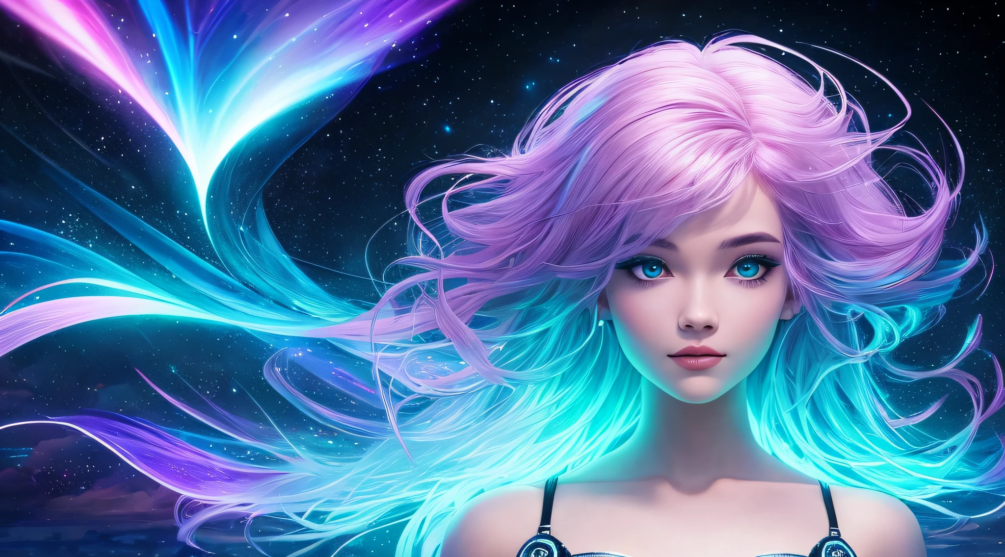 The rap album cover is a true masterpiece, meticulously crafted to showcase the best quality and realism. It transports you to a breathtaking 3D world, where twirling silver landscapes stretch as far as the eye can see. The level of detail is astonishing, capturing every intricate feature with superlative precision.
Above, an enchanting neon cyber sky bathes the scene in a mesmerizing glow, adding an otherworldly ambiance. The sky pulsates with vibrant hues, blending together to create an ethereal atmosphere. It's a visual spectacle that demands attention.
In this fantastical world, cartoon women take center stage, portrayed with an irresistible charm and an expression of deep love. Their exaggerated features and dynamic poses evoke a sense of passion and emotion, perfectly capturing the essence of the album's themes.
The cover design is rendered in stunning 4K or 8K resolution, ensuring every minute detail is brought to life with crystal clarity. The attention to detail extends to every aspect, from the shimmering metallic textures of the silver landscapes to the subtle reflections dancing across the neon sky.
Overall, this rap album cover combines the mastery of 3D artistry with high-quality production to create a visually striking and captivating representation of the music it accompanies. It's a piece that transcends boundaries and immerses the viewer in a world of beauty, love, and creativity.