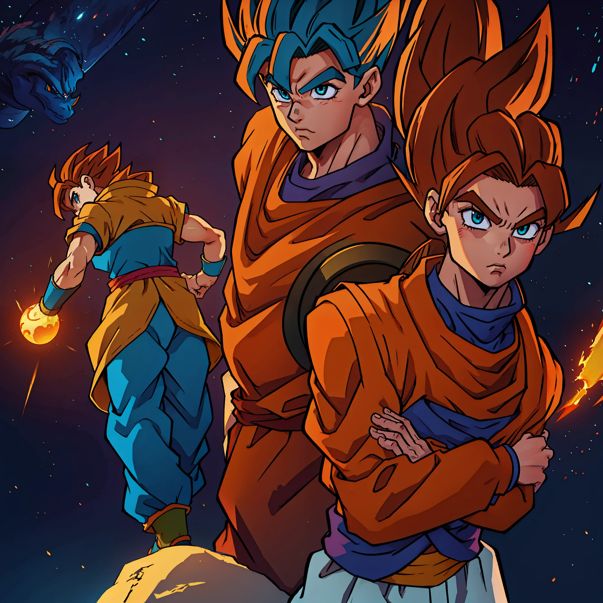 Gogeta, Dragon Ball, HD, Highres