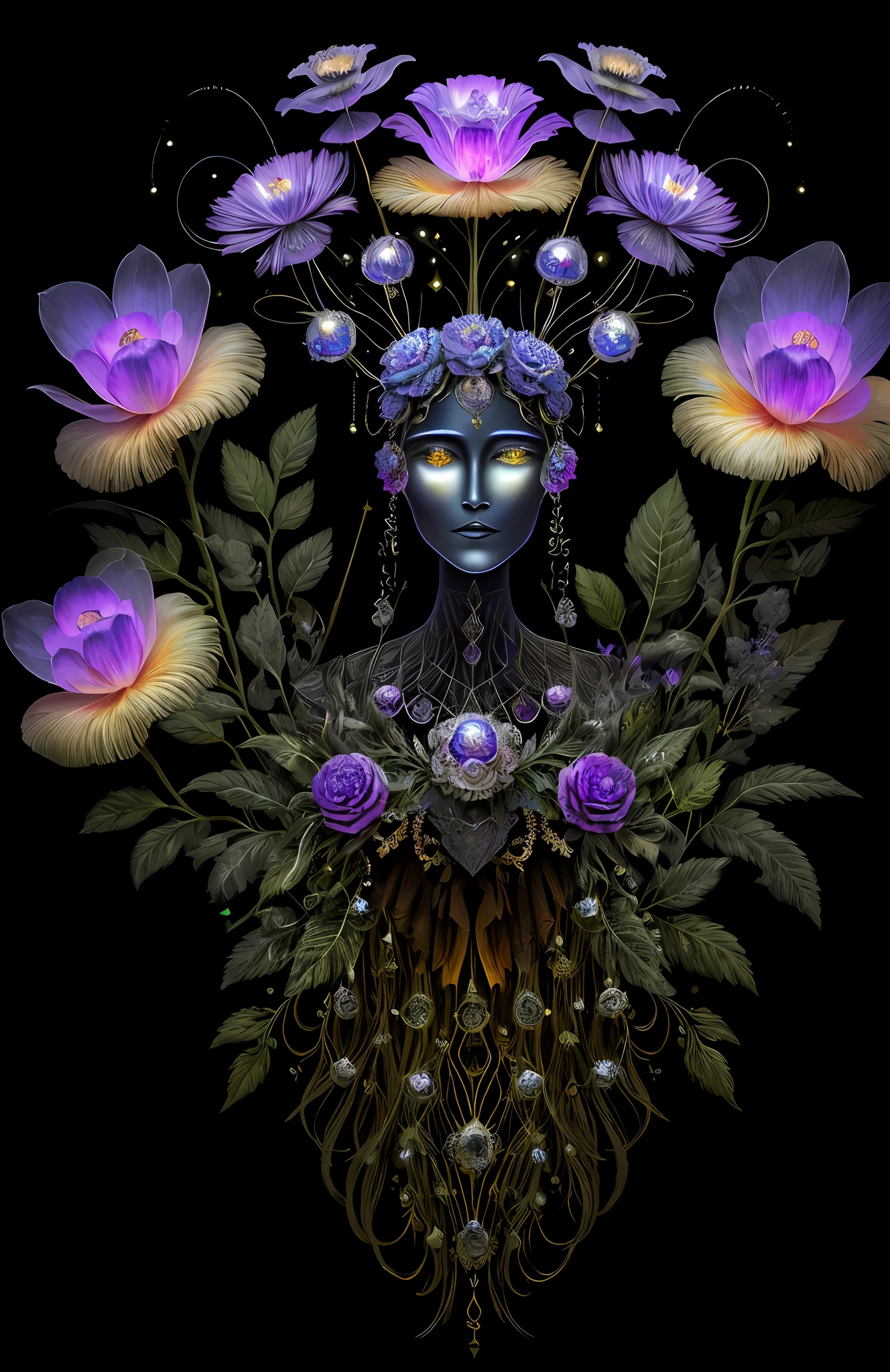 Dark, blend, background