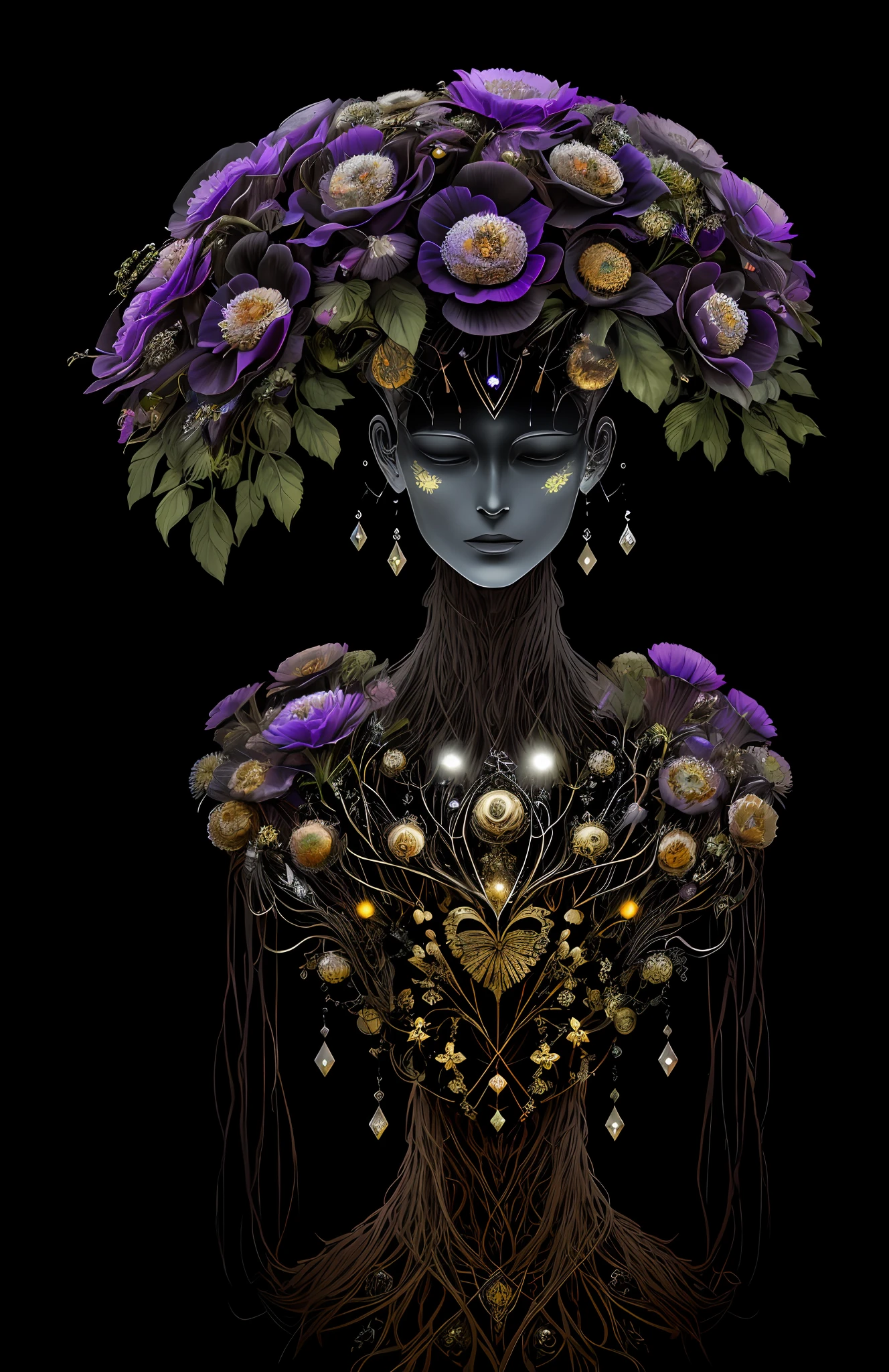 Dark, blend, background