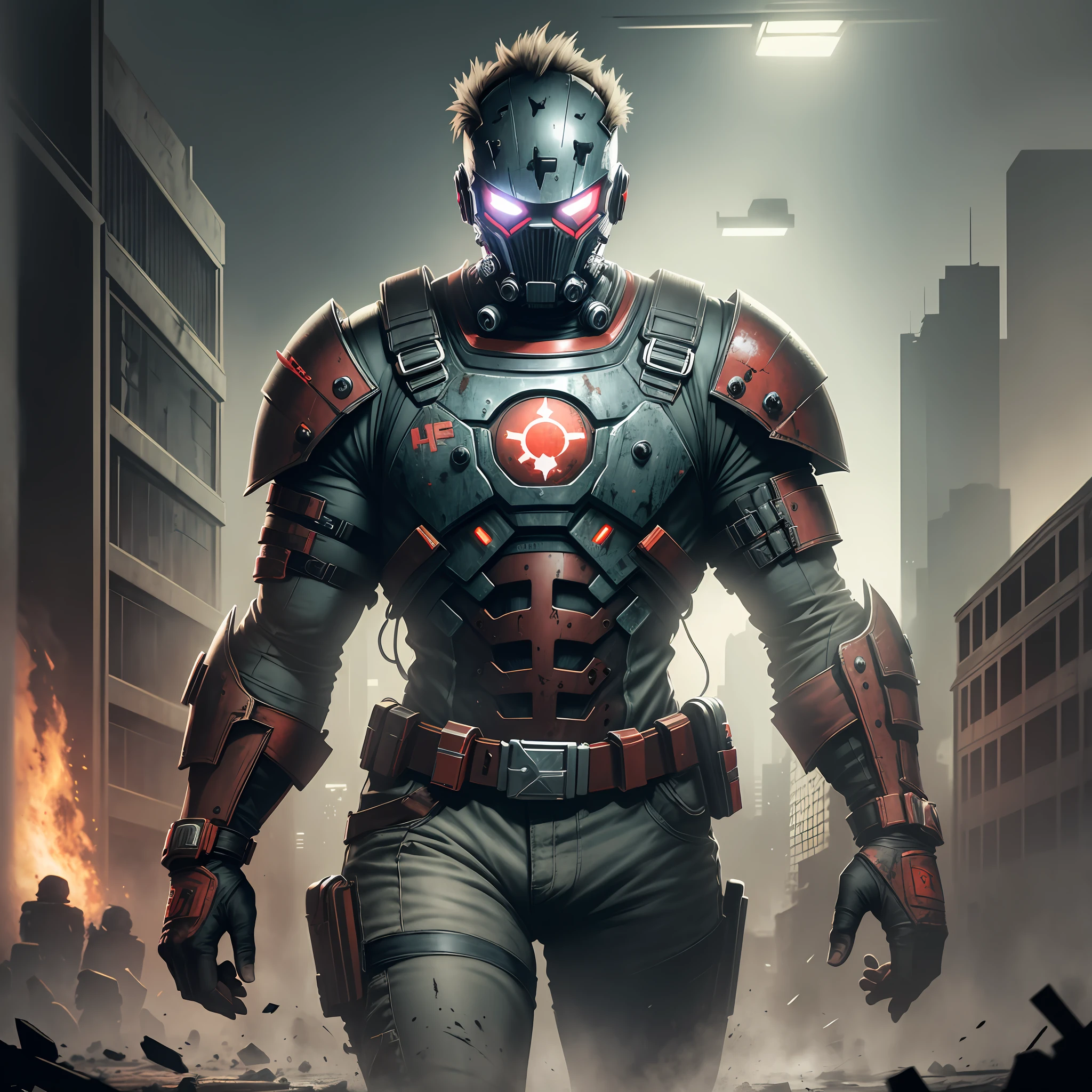 Horror movie poster, Silent Hill, Resident Evil, Dead Space, Dead Island, Dying Light, Run Like Hell, Dead Space armor, Resident Evil weapon, lost on a space station, udead, zombies, demons, Necromorphs, Marker Dead Space, --auto --s2