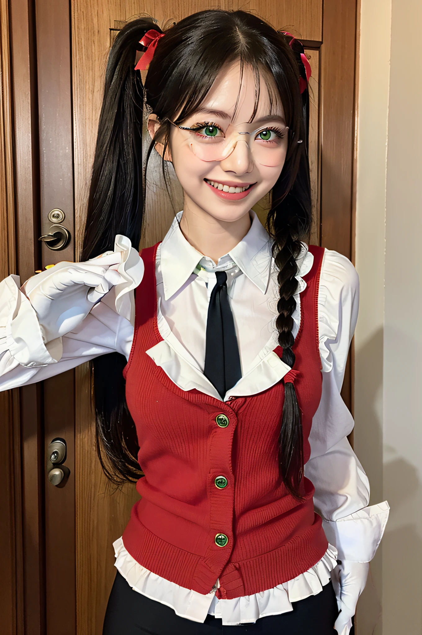 emerald green eyes