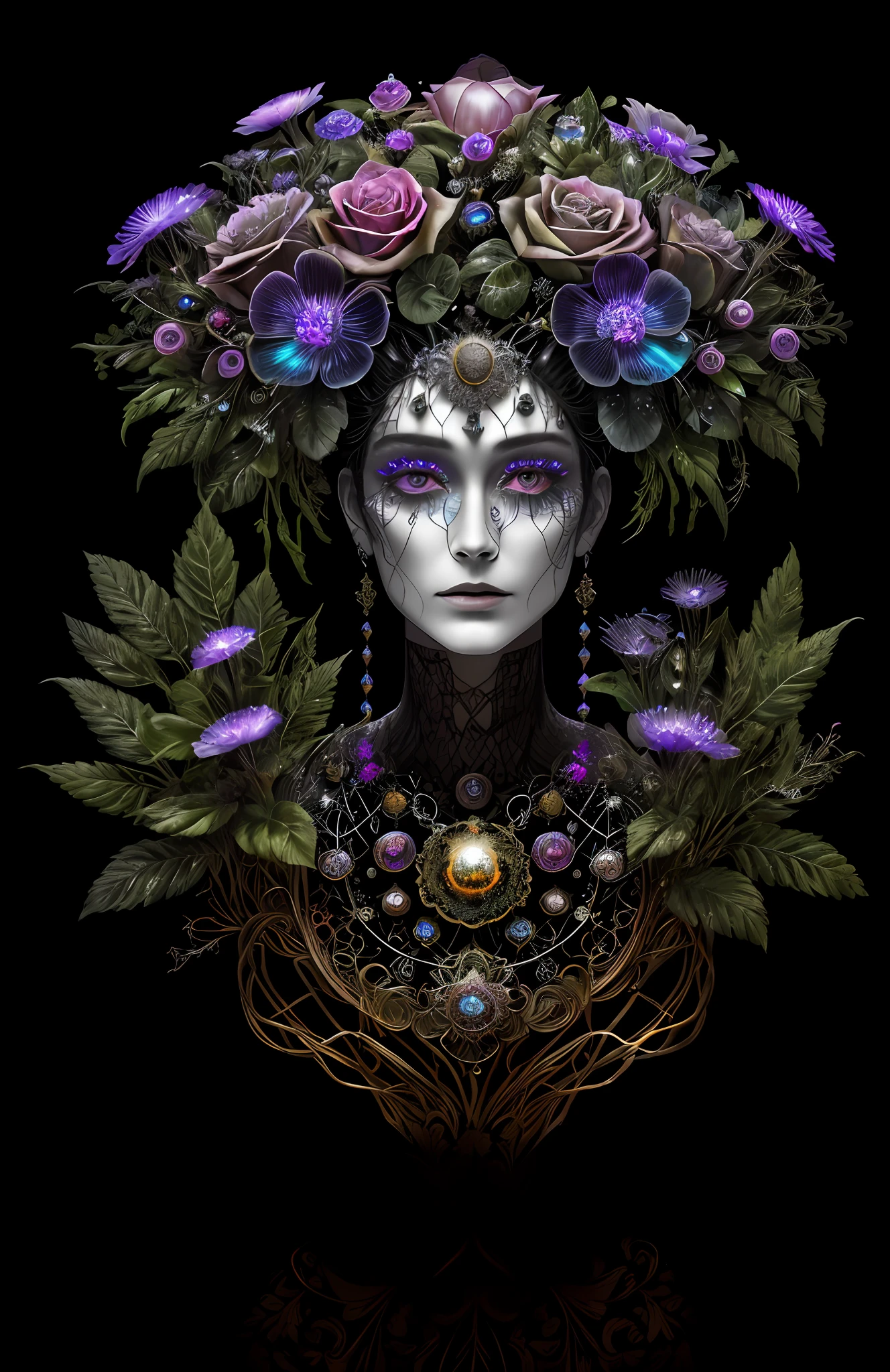 Dark, blend, background