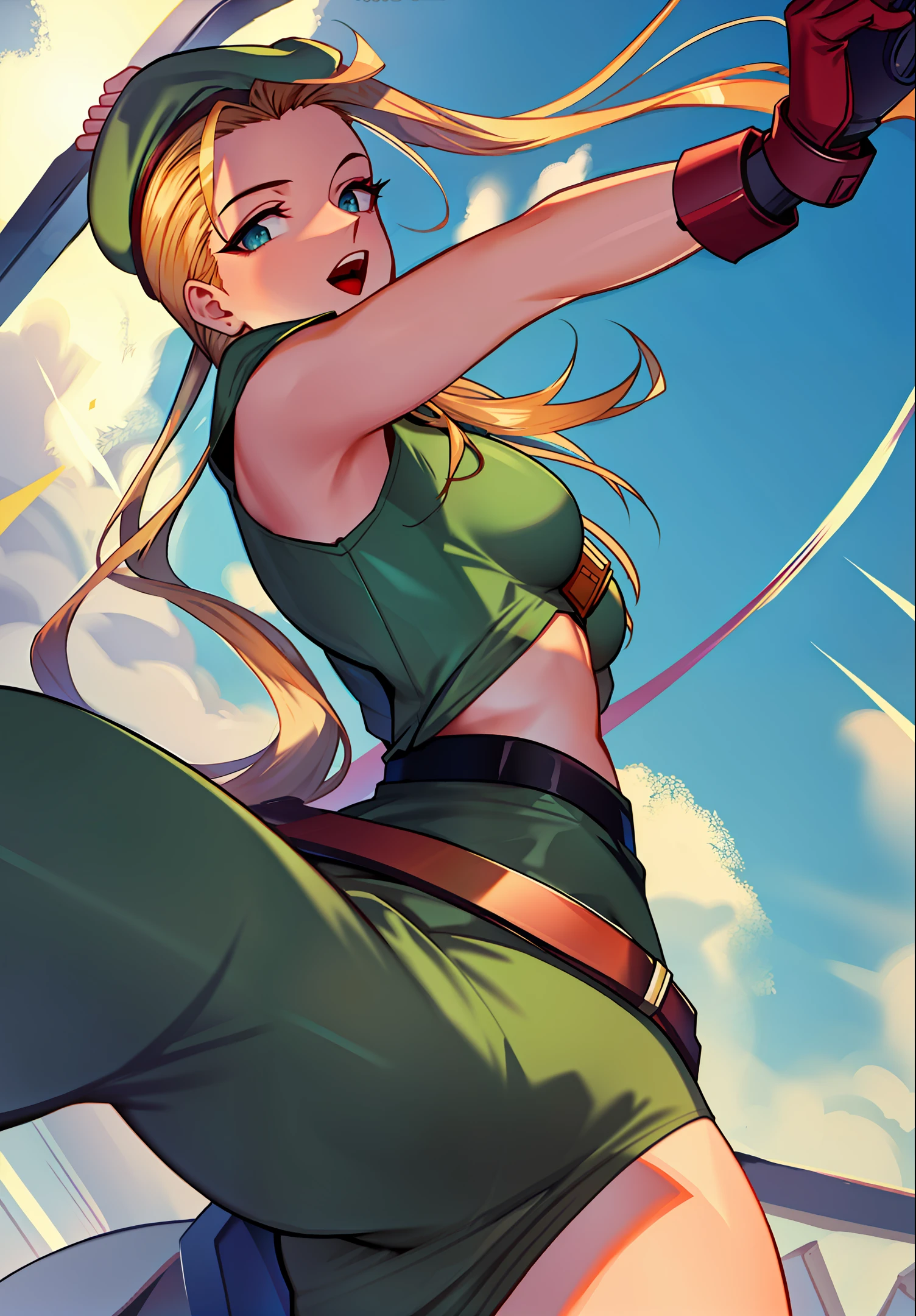 Draws a sexualized Cammy.