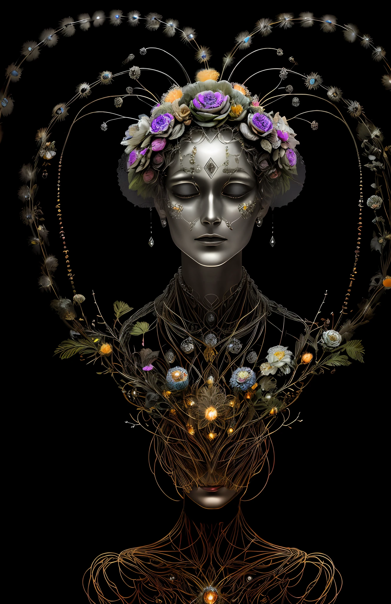 Dark, blend, background