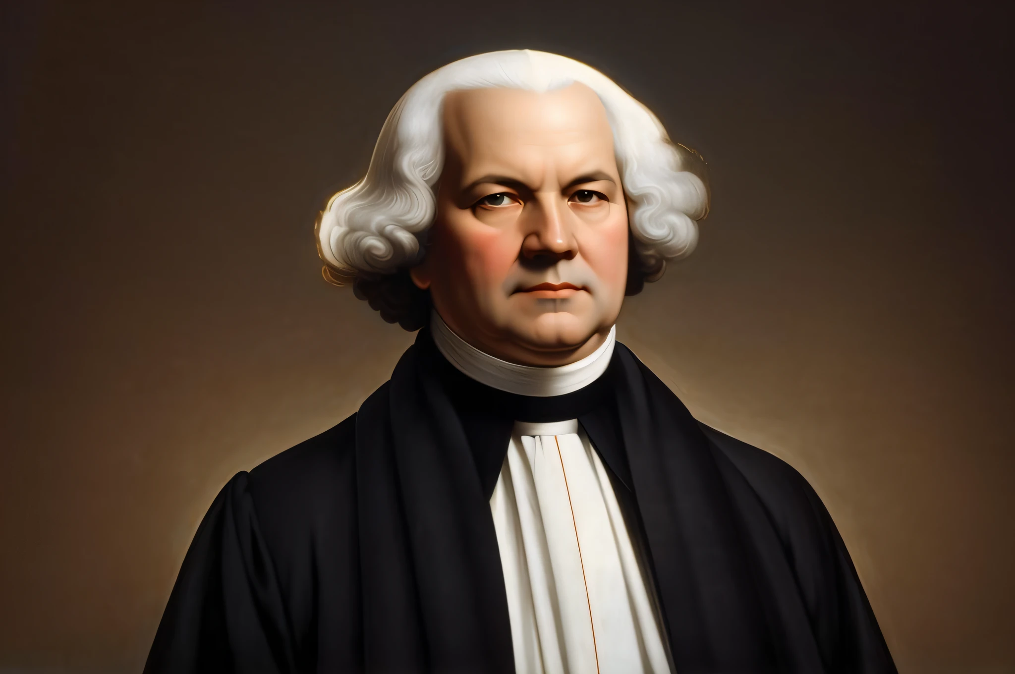 "George Whitefield's ultra-realistic image, 16k resolution."