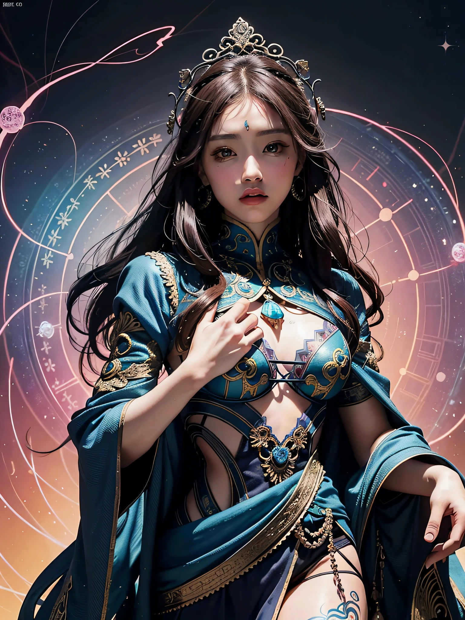 to be or not to be, that's a question
official art, unity 8k wallpaper, ultra detailed, beautiful and aesthetic, masterpiece, best quality, photorealistic, (zentangle, mandala, tangle, entangle), intricate clothes, extreme detailed, dynamic angle, the most beautiful form of chaos, elegant, a brutalist designed, vivid colours, romanticism
zhongfenghua