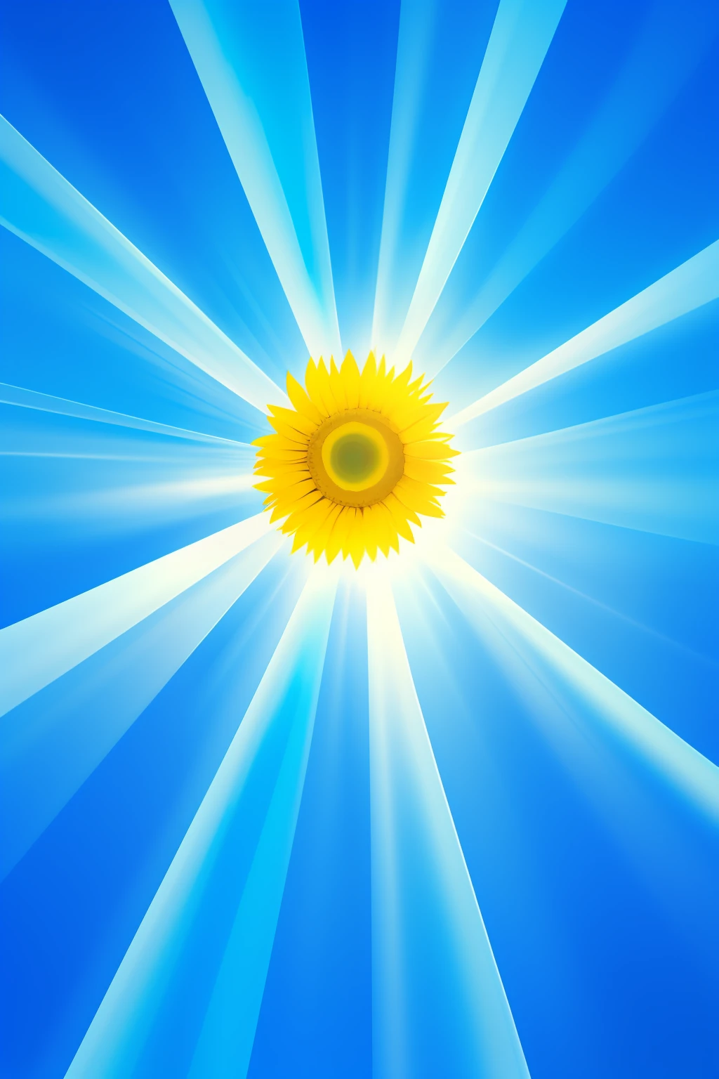 Sunray blue background